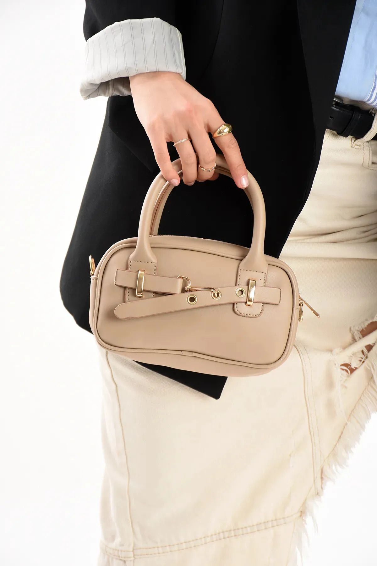 GÇA Moda Kadın Çapraz Ve Kol Çanta 14x22 Ebatı