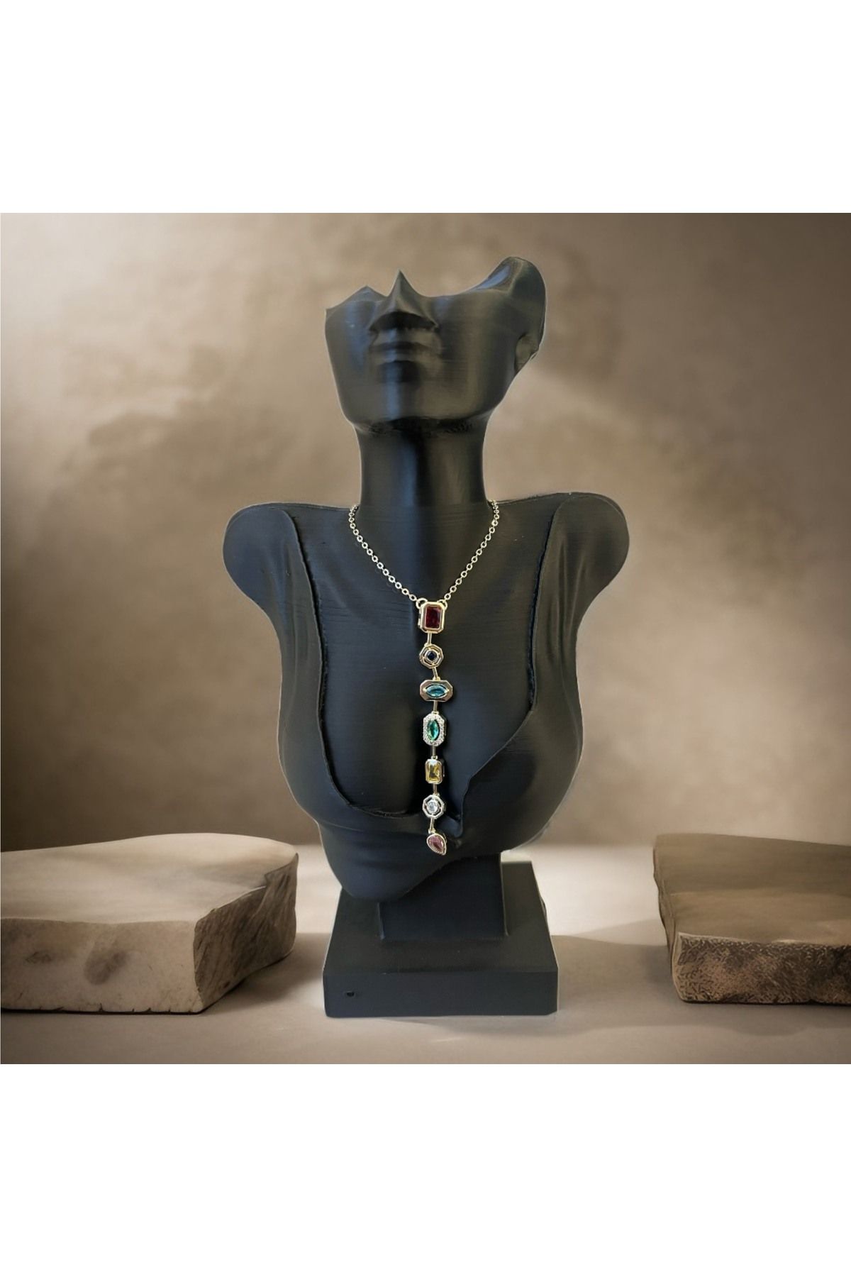 Ayse Jewels Gold Renk Y Kolye