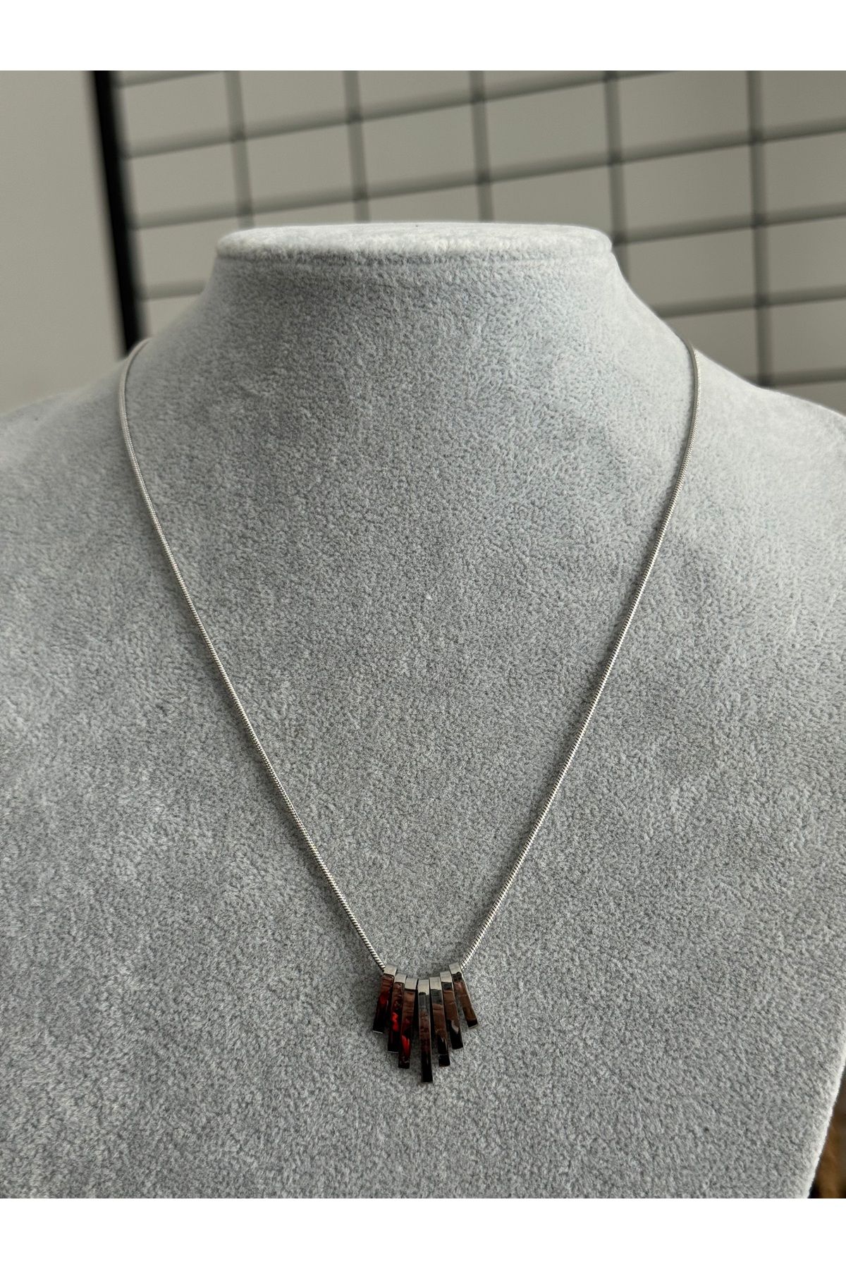 XUPING JEWELRY 18K şık çelik kolye altın kaplama paslanmaz kararmaz