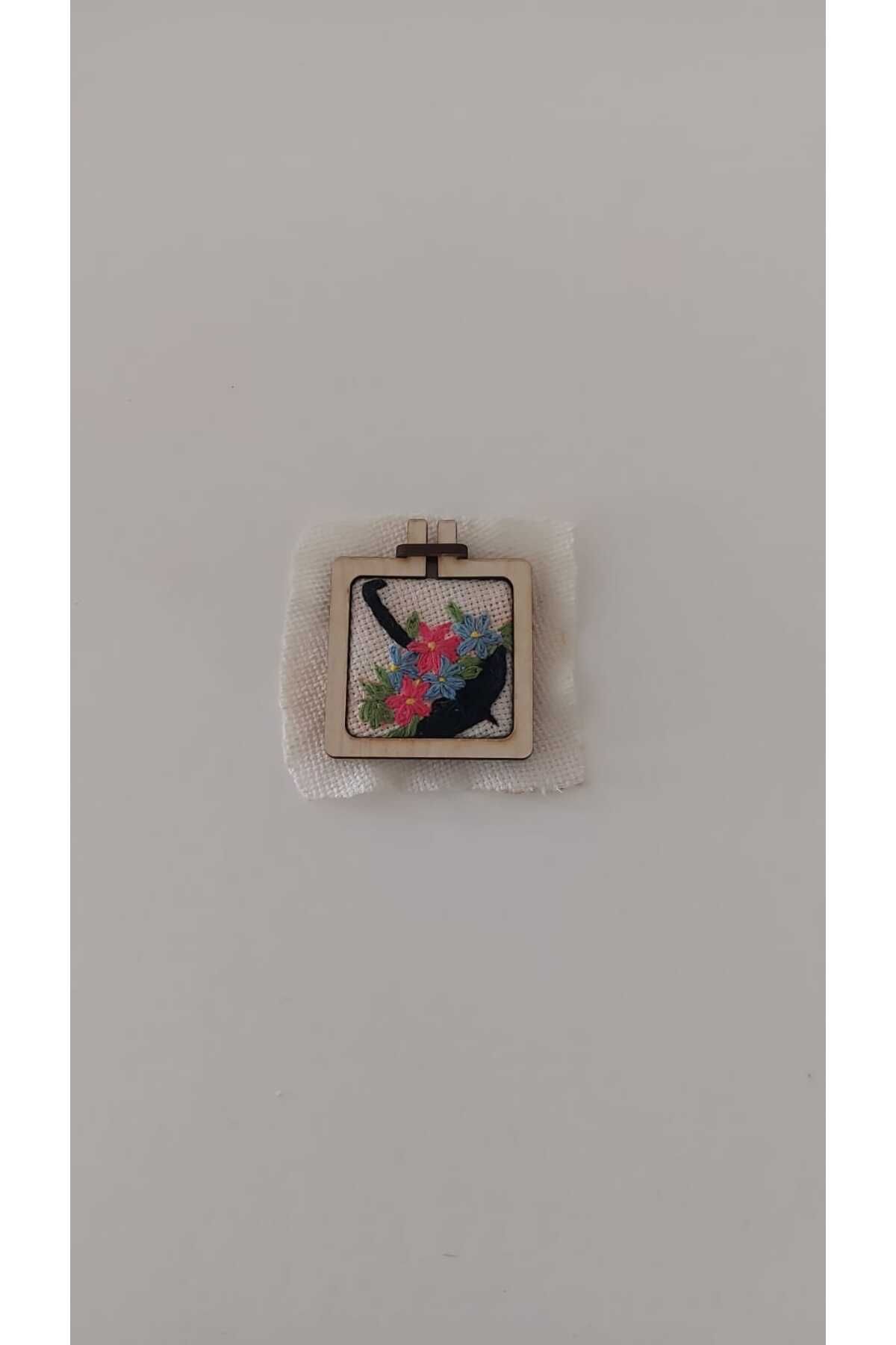 GiftlandCollection GiftLand El Yapımı Minyatür Etamin Kasnak Magnet