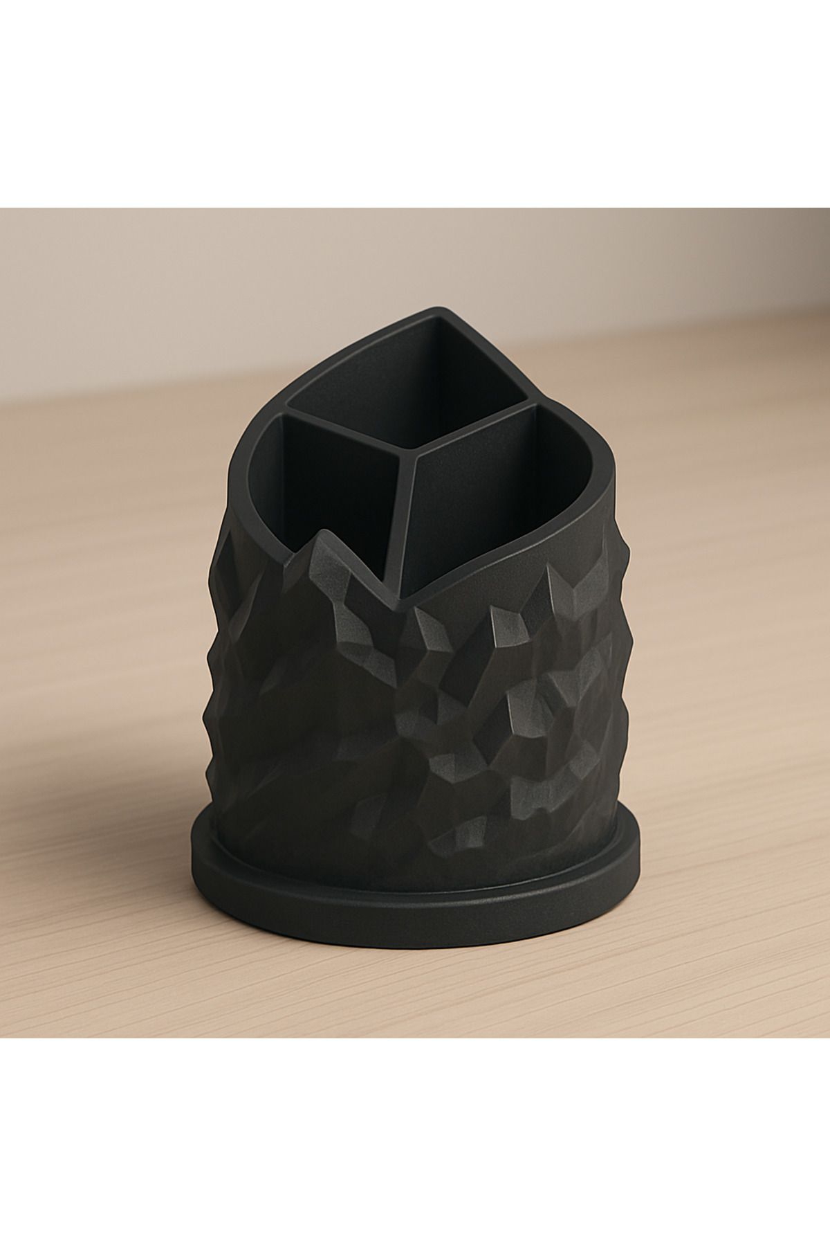 KLC Tasarım Spiral Dağ Temalı 3 Bölmeli Kalemlik – 3D Baskı Tasarım | PLA