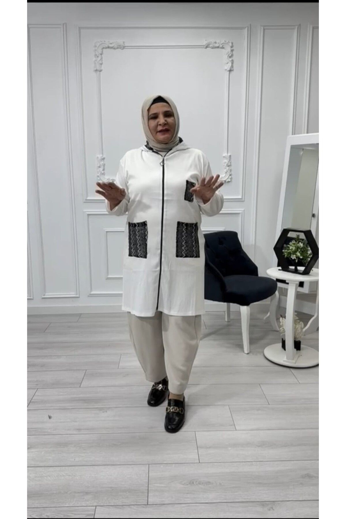 Sevda Kılınç 🌸 TASARIM BÜRÜMCÜK DANTEL DETAYLI CEKET🌸