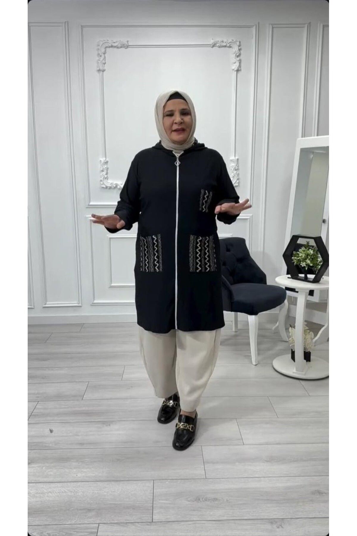 Sevda Kılınç 🌸 TASARIM BÜRÜMCÜK DANTEL DETAYLI CEKET🌸