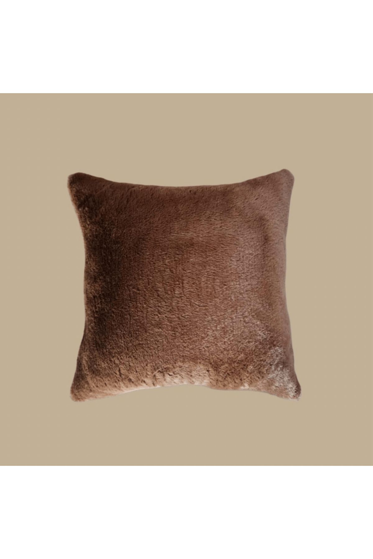Comfy Sloth Kahverengi Peluş Kırlent Kılıfı - NUVELL