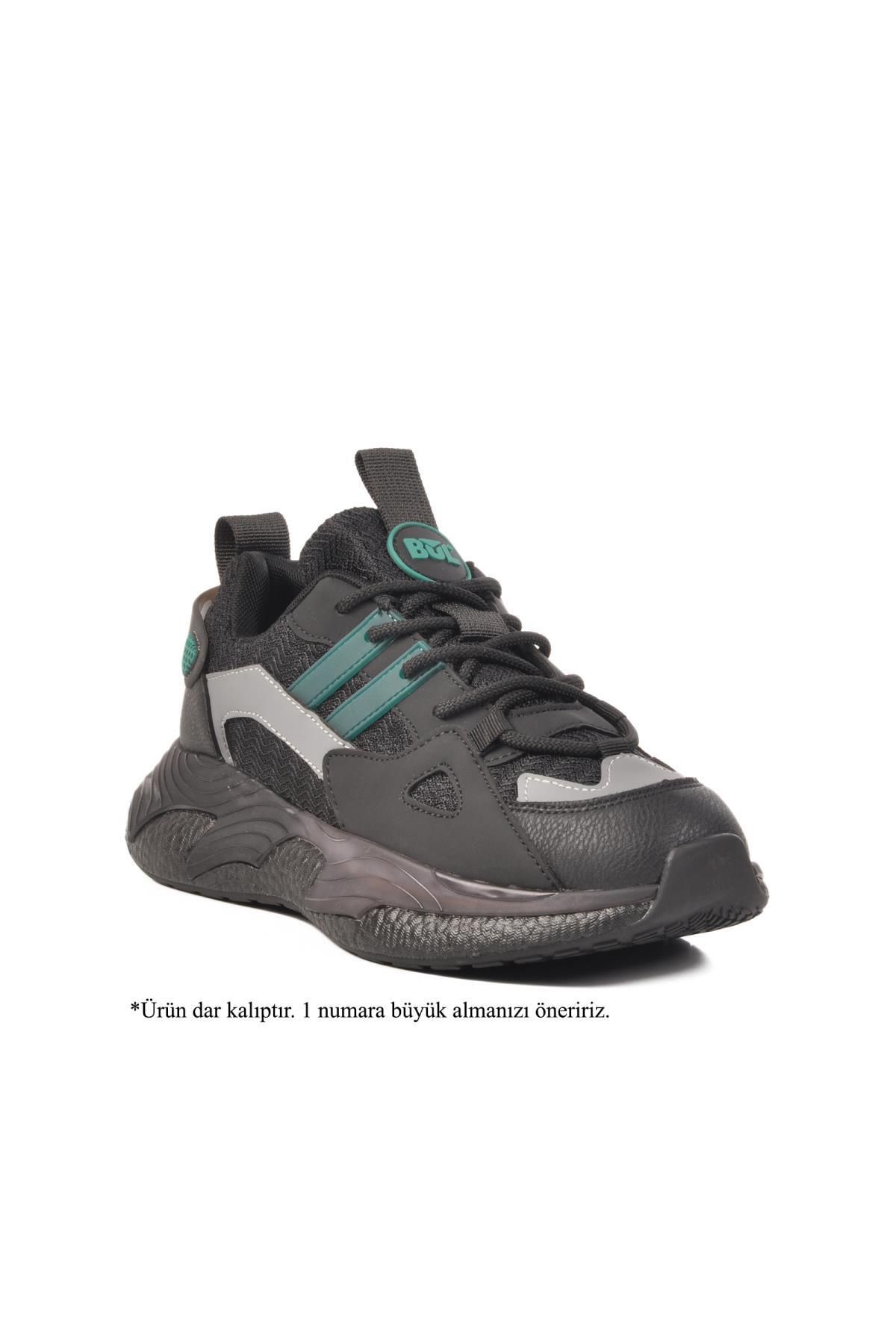 Bulldozer 241498 M Siyah Erkek Sneaker DAR KALIP