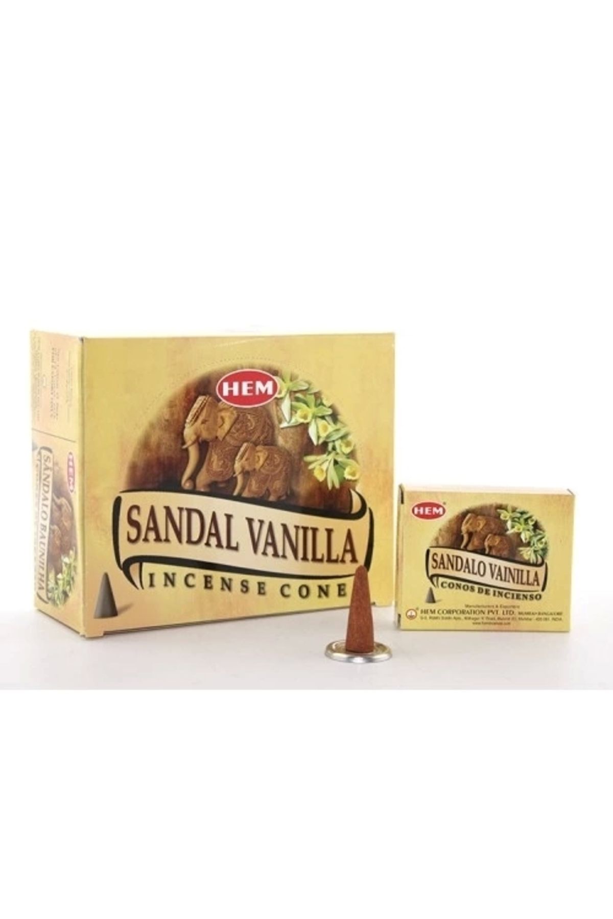 PRATİKOBA Sandal Vanilla Aromalı Konik Tütsü