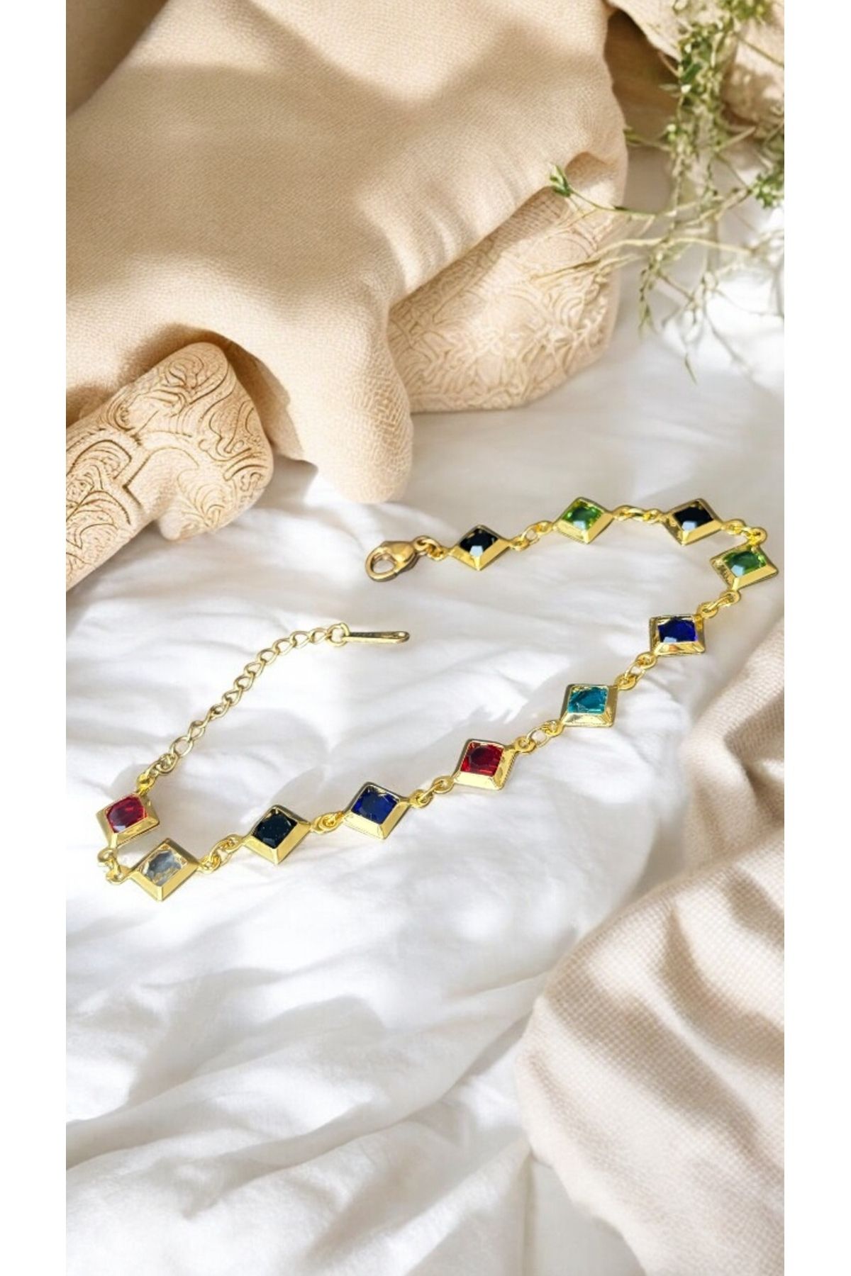 İNN JEWELLERY Kadın Bileklik 316 L Çelik Kararmaz Antialerjik Renkli 2 Yıl İthalatçı Garantili