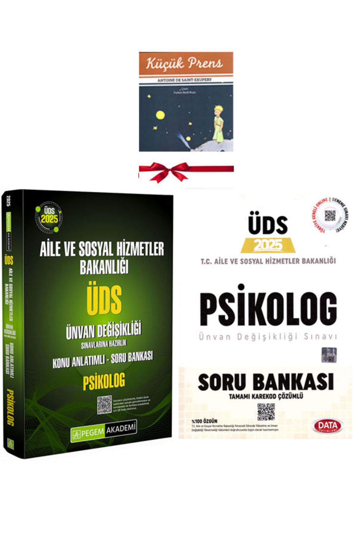 Pegem Akademi Yayıncılık 2025 Data ÜDS Aile ve Sosyal Hizmetler Bakanlığı Psikolog Ünvan Değişikliği Sınavına Hazırlık Seti