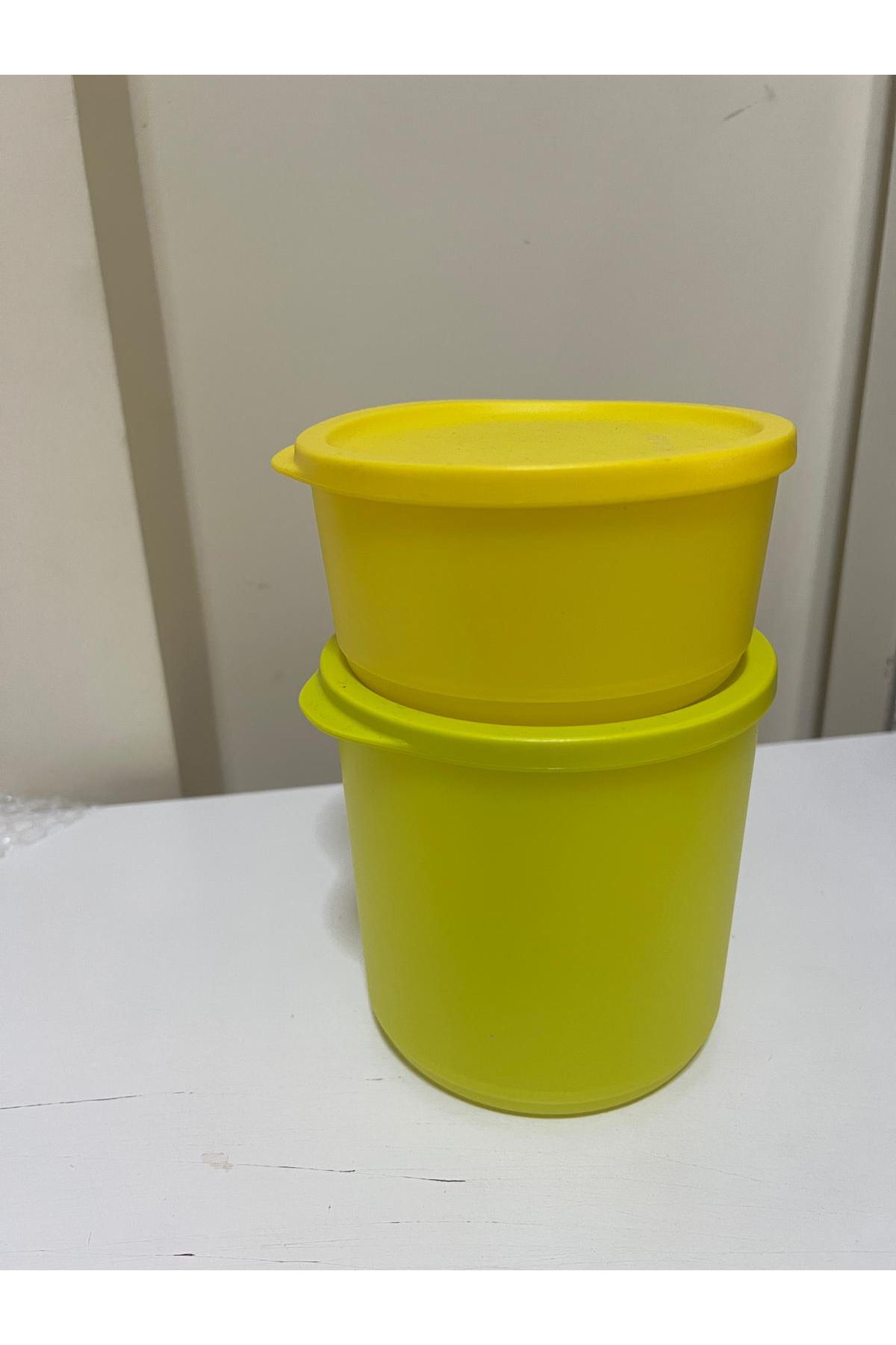 Tupperware Silindir 2'li Saklama Kabı Seti 530ml + 1,1 lt