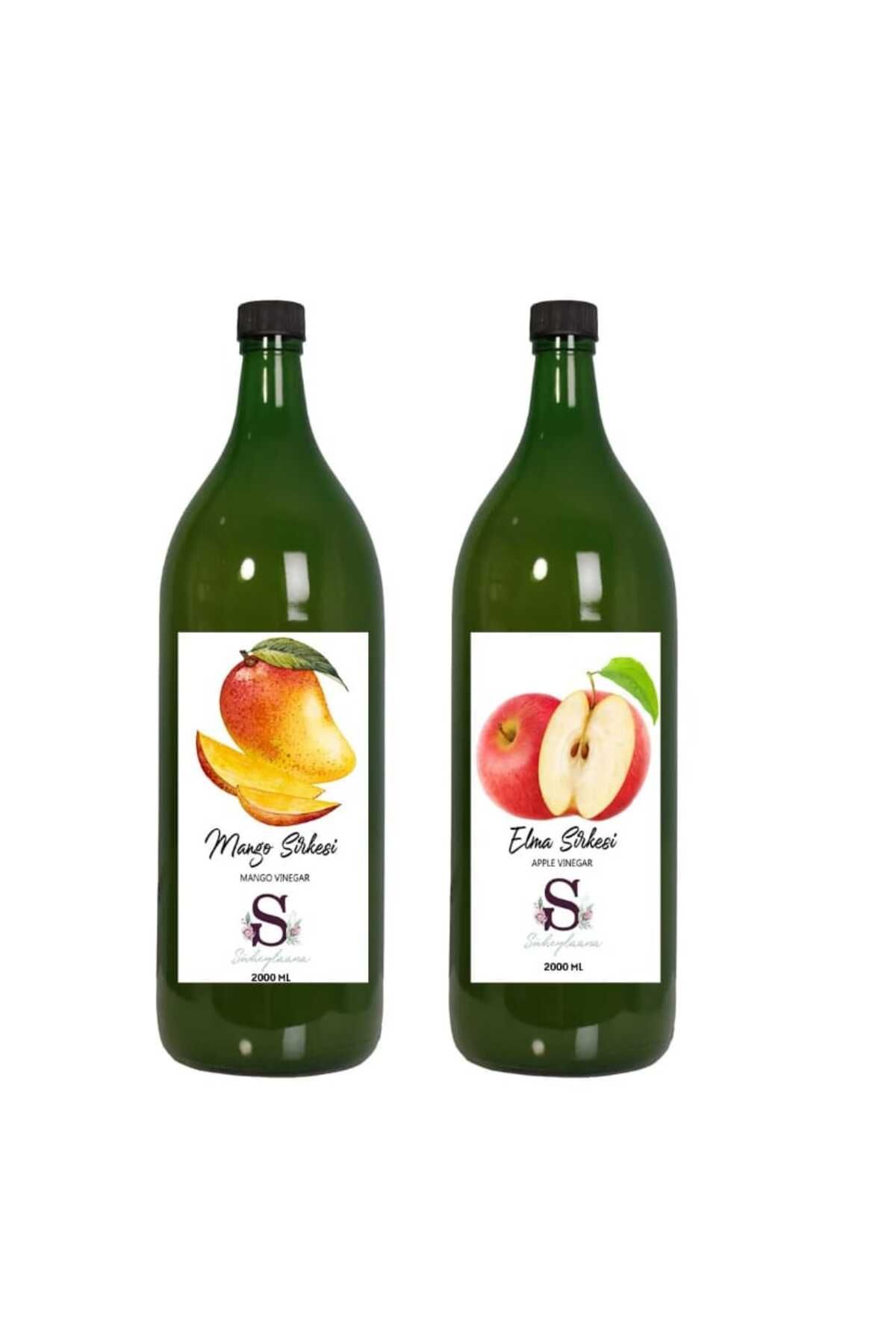 Süheylaana Doğal Mango Sirkesi 2000 Ml - Doğal Elma Sirkesi 2000 Ml