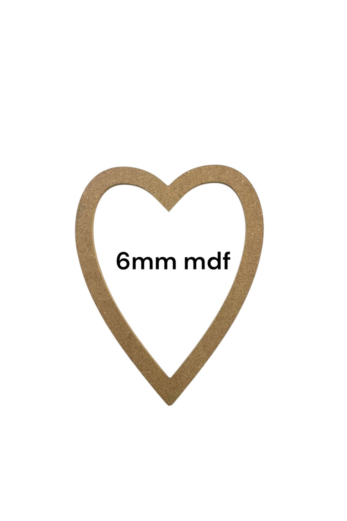 MİESSA Kalp mdf kasnak, ahşap kalpli mdf Cnc kasnak
