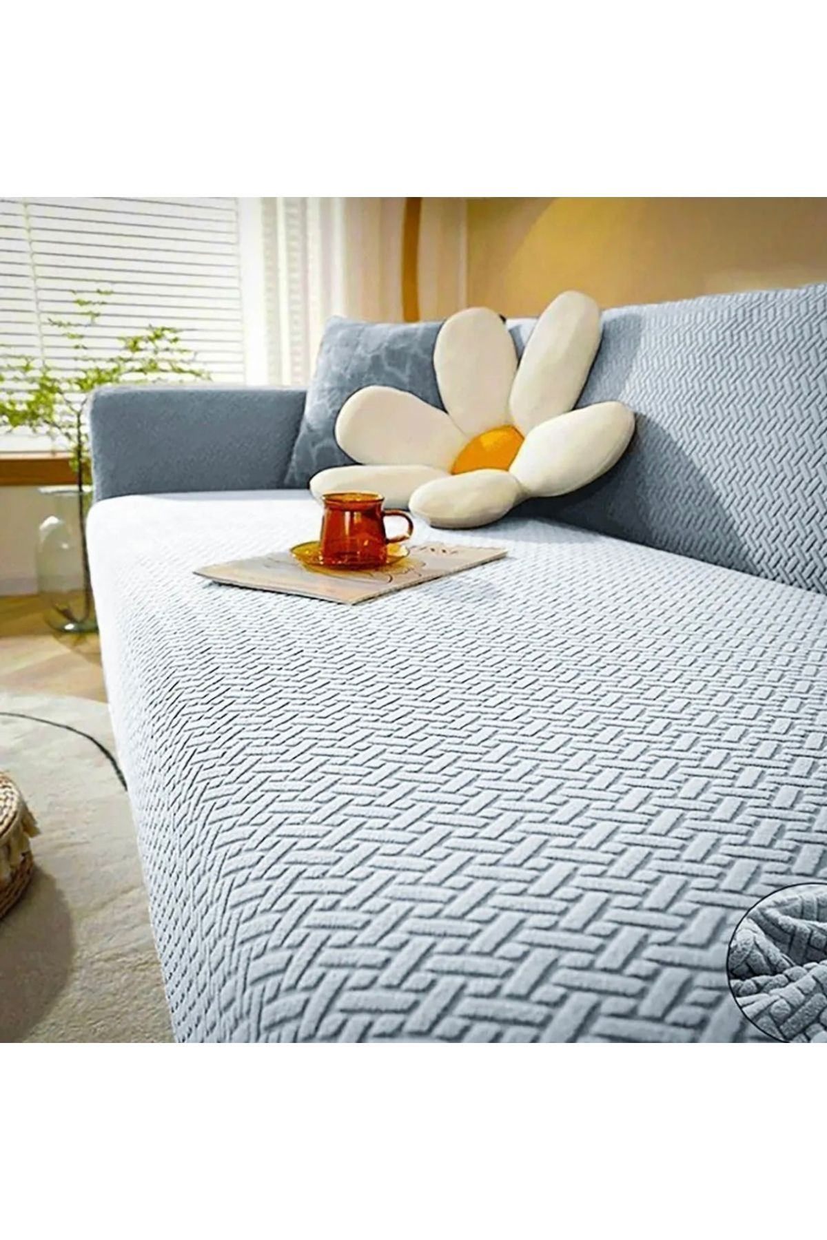 Muensu 3*3*1*1 Oturma, Kanepe, Çekyat Takımı, Oturma Grubu Örtüsü One Size 001