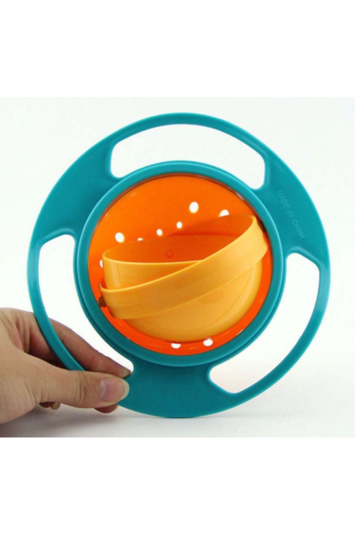 zola Bol Rotativ Pentru Bebelusi, Rotatie 360 Grade, Include Capac, Din Plastic, 17.5x7x5 Cm - One Size