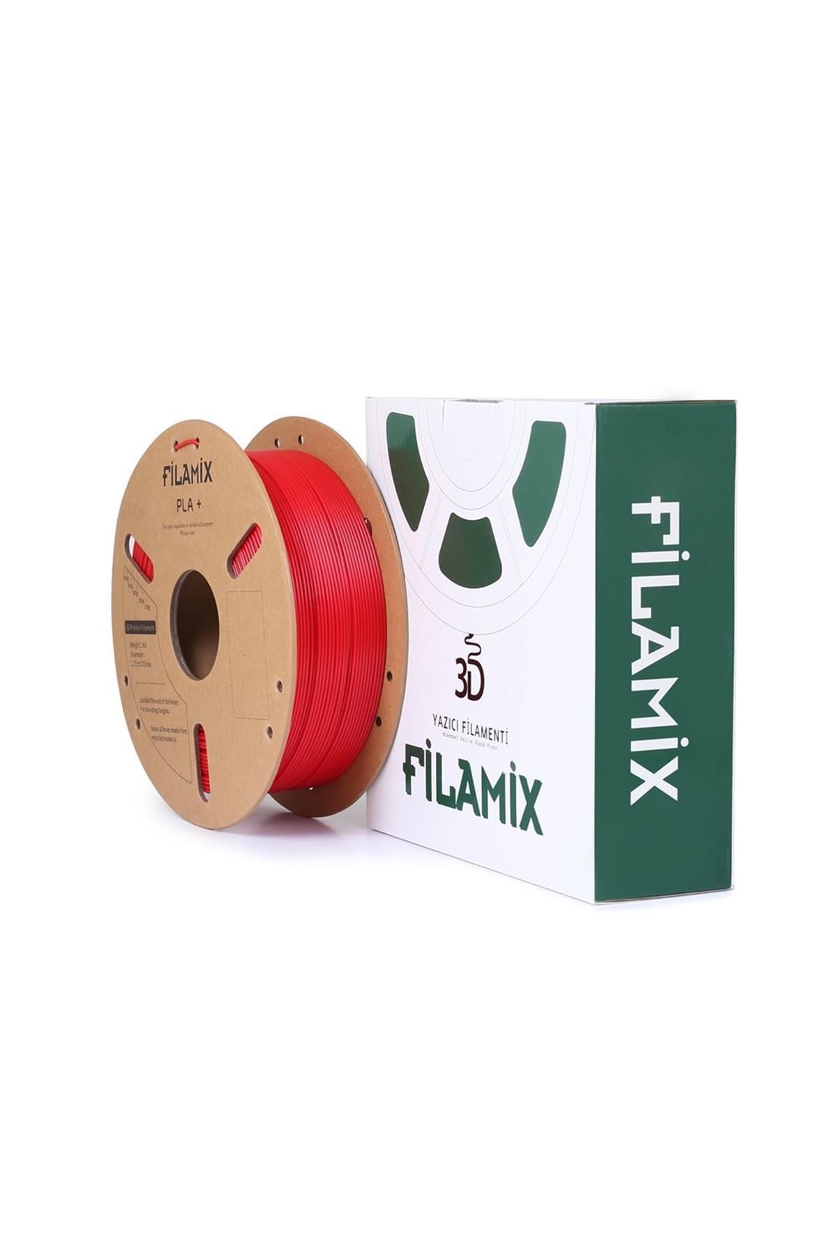 FİLAMİX Urhanshop Filamix Kırmızı Filament Pla + 1.75mm 1 Kg