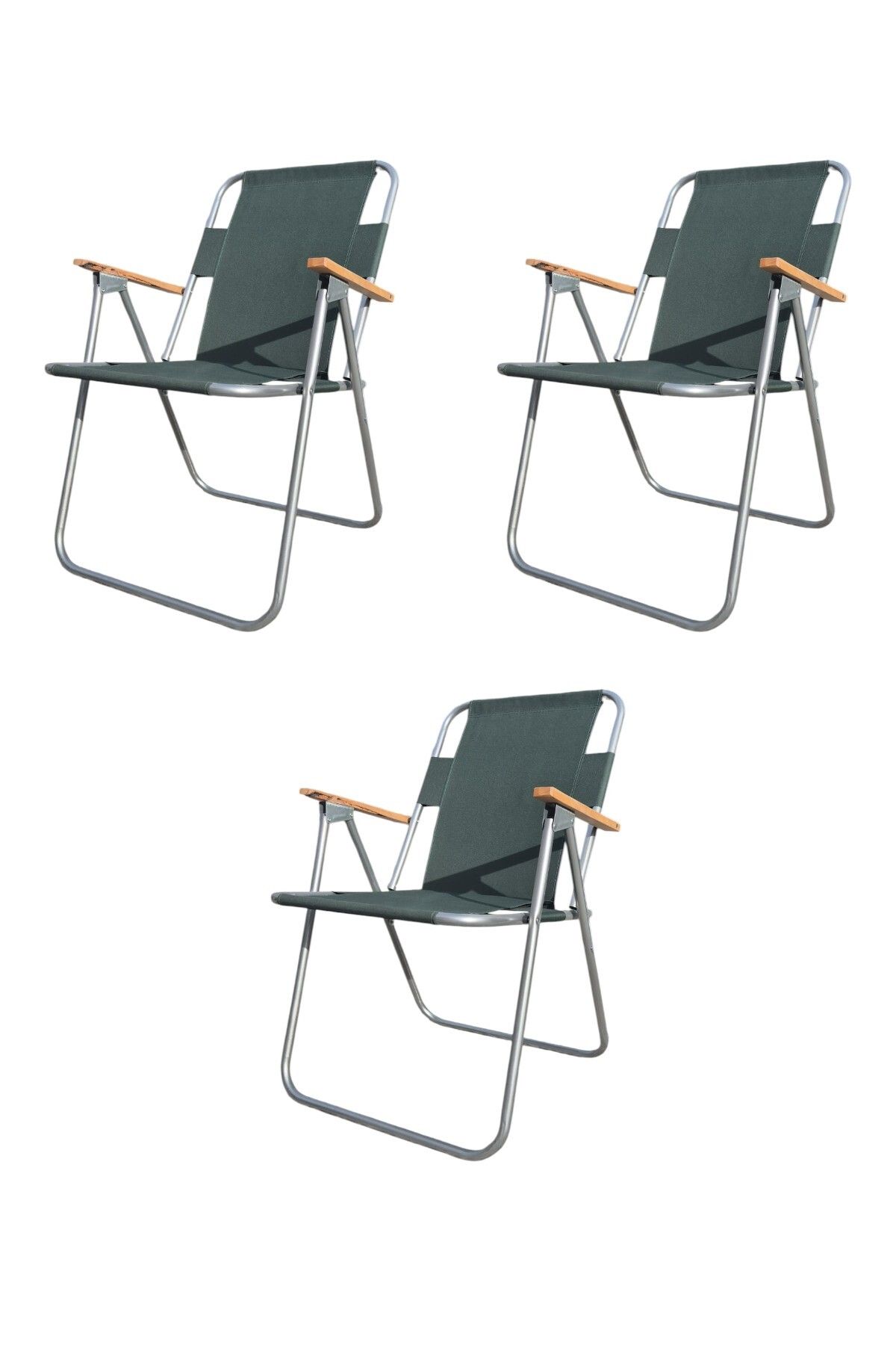 Lider MAGNESİA Kamp Sandalyesi 3'lü Set
