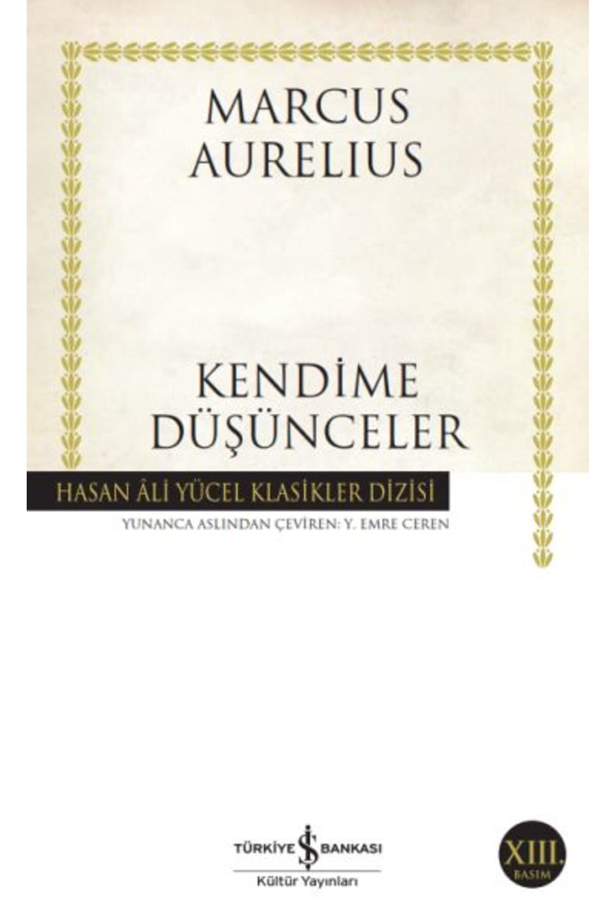 Destek Yayınları Kendime Düşünceler Hasan Ali Yücel Klasikleri