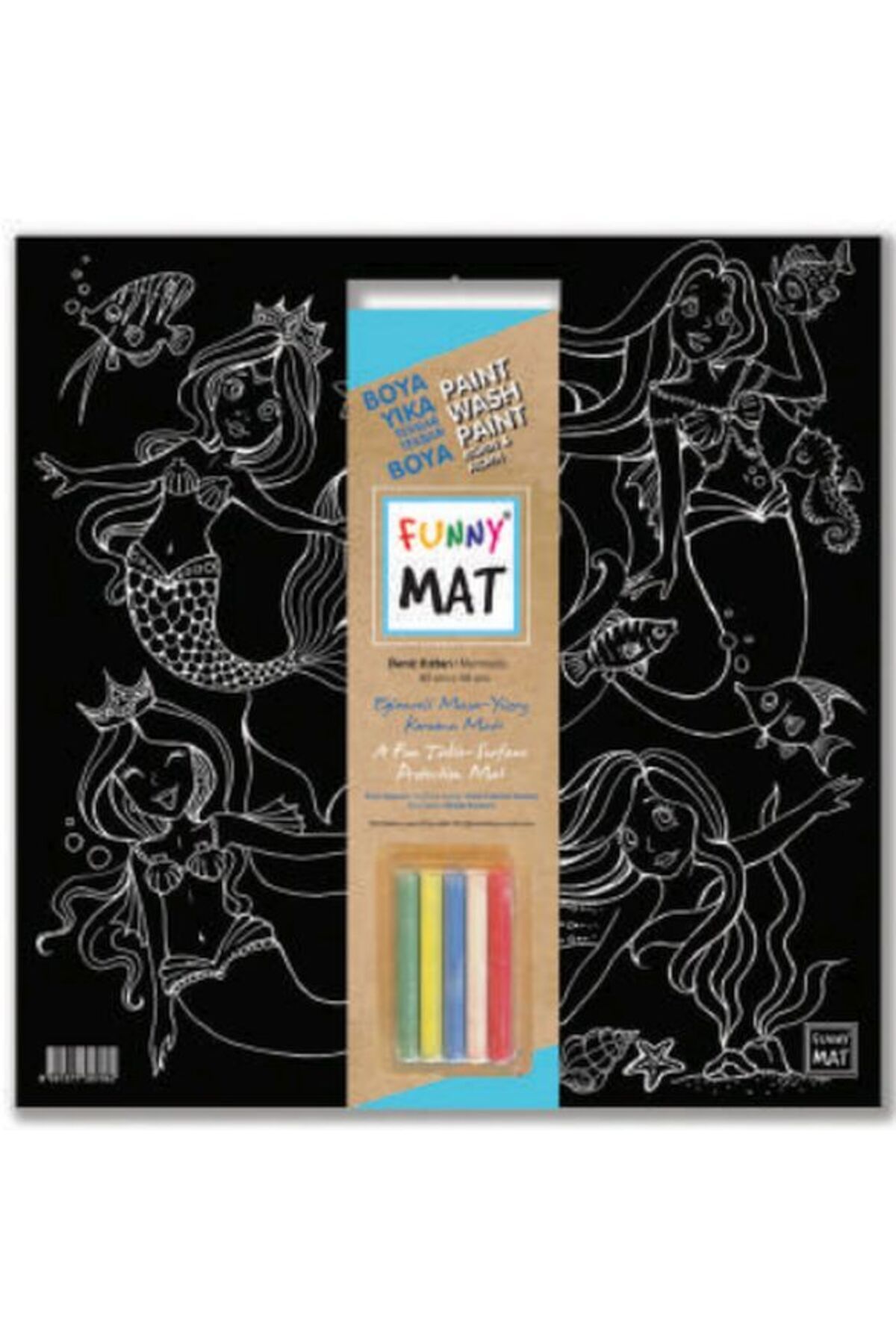 Destek Yayınları Funny Mat Deniz Kızları 40x40cm