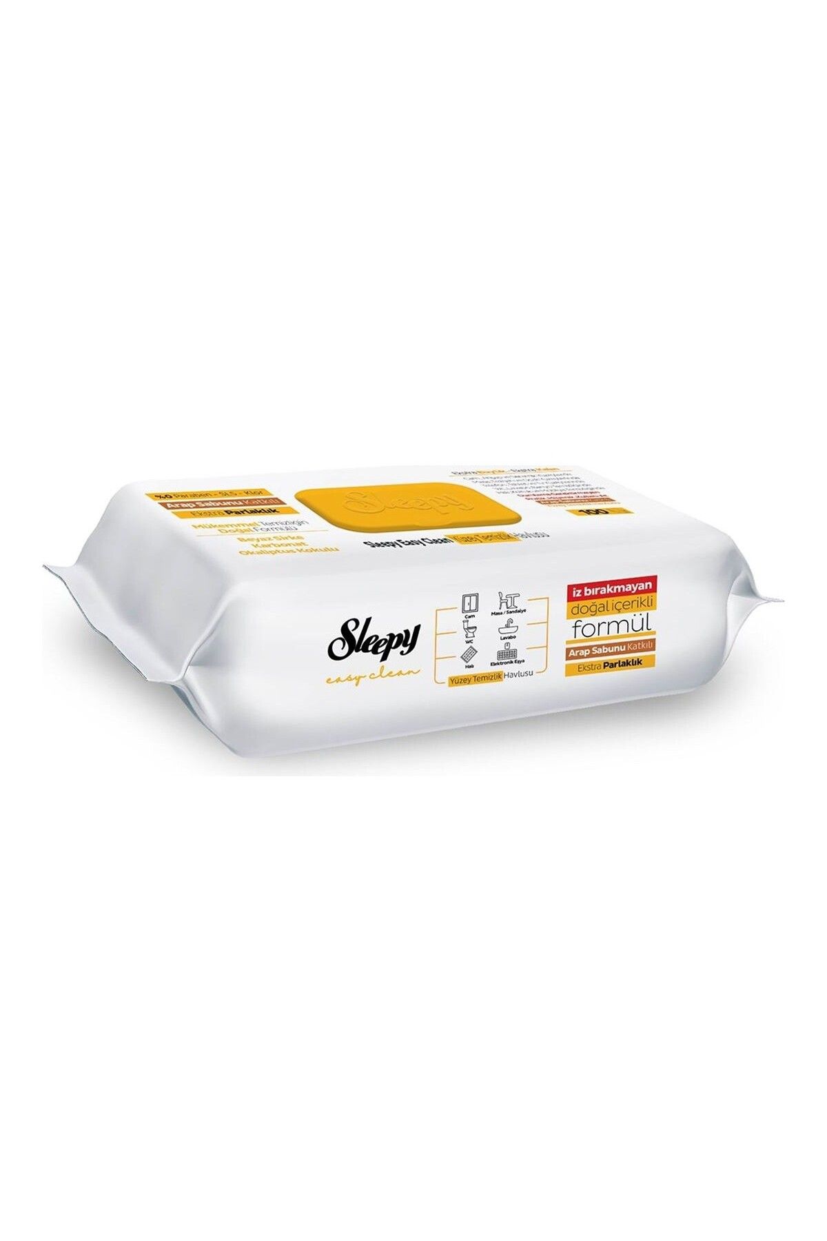 Sleepy Easy Clean Arap Sabunu Katkılı Yüzey Temizlik Havlusu 100 Adet