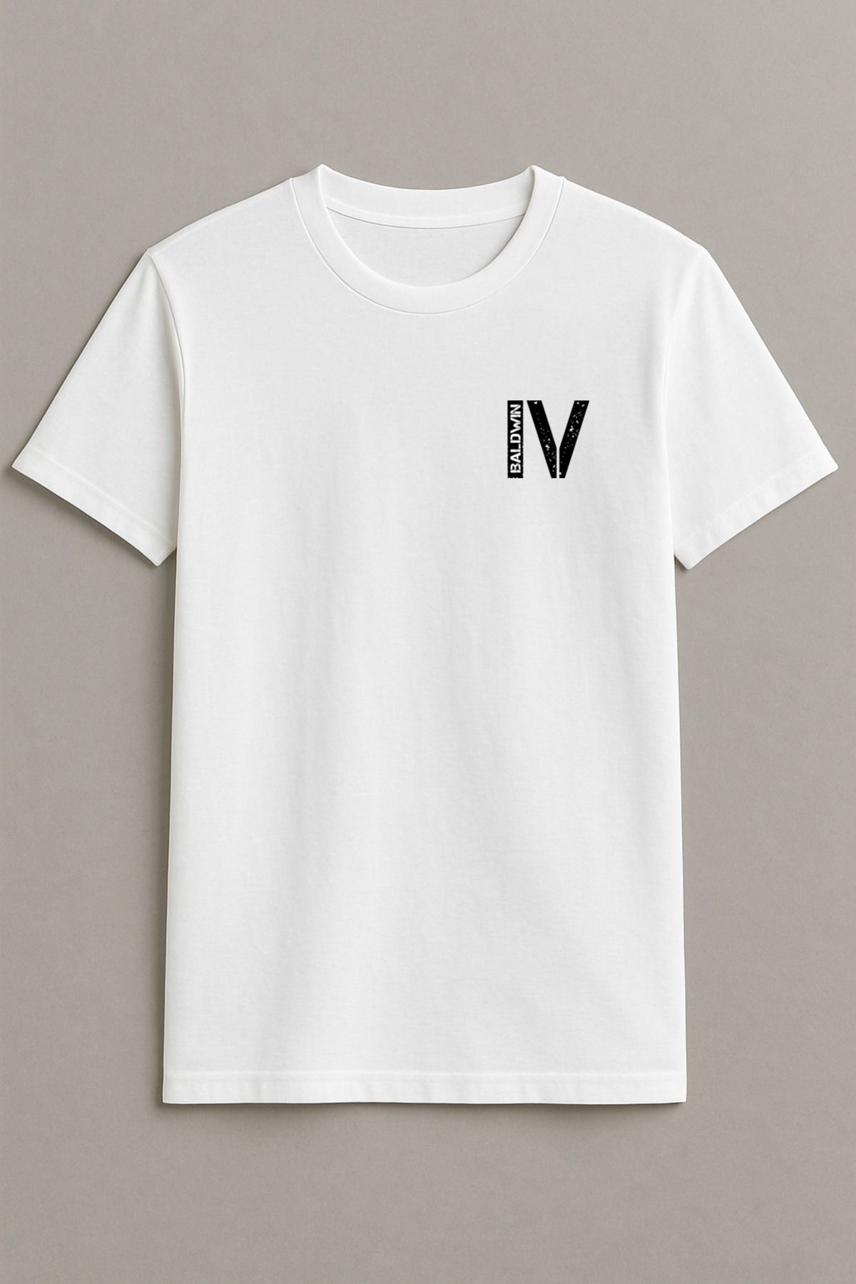 Vigor Wear IV. Baldwin Baskılı Oversize Unisex T-shirt