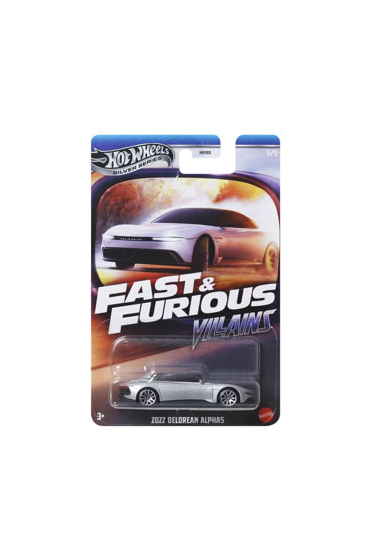 HOT WHEELS 2022 Delorean Alpha5 Fast and Furious Villains
