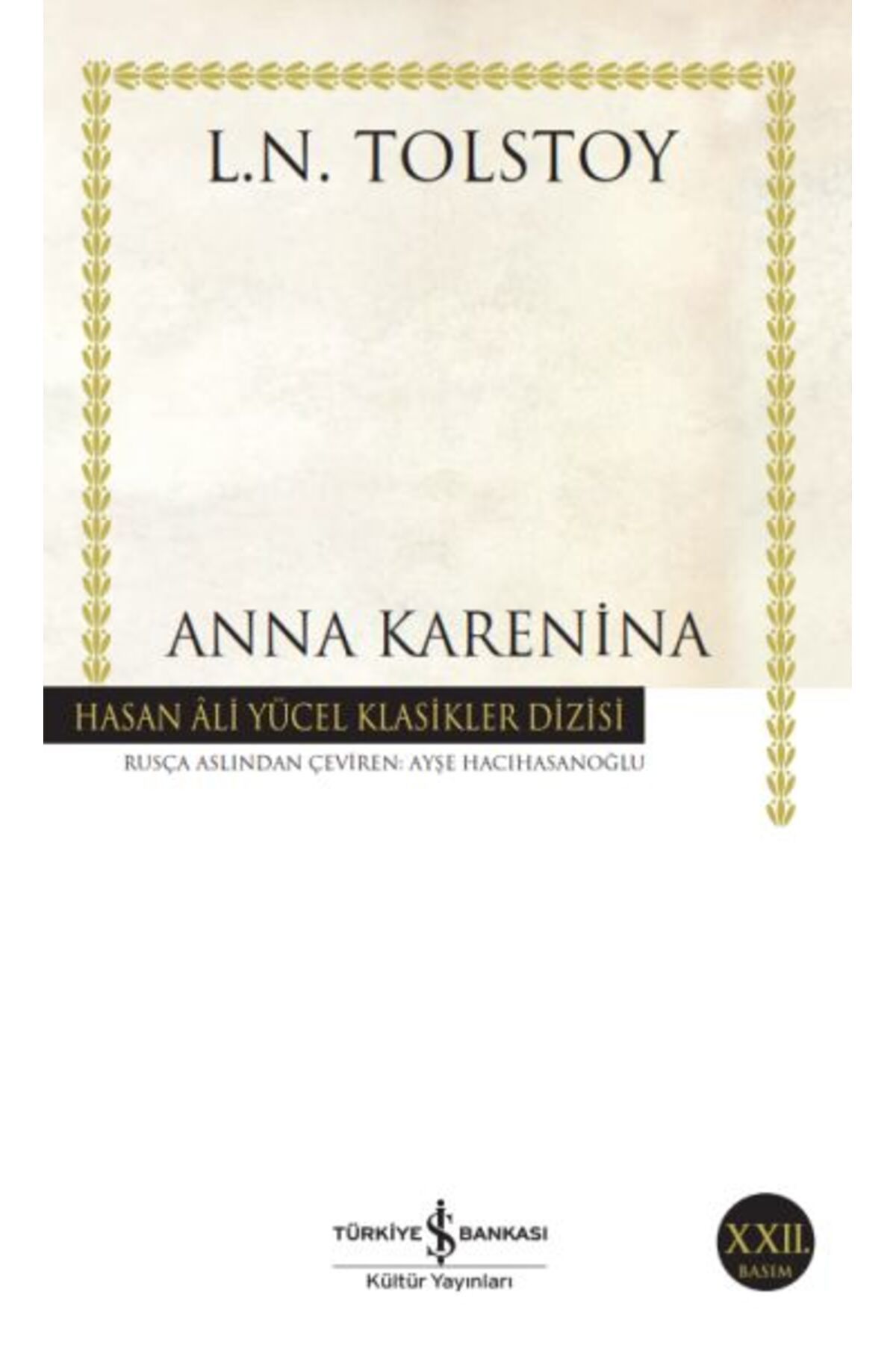 Destek Yayınları Anna Karenina Hasan Ali Yücel Klasikleri