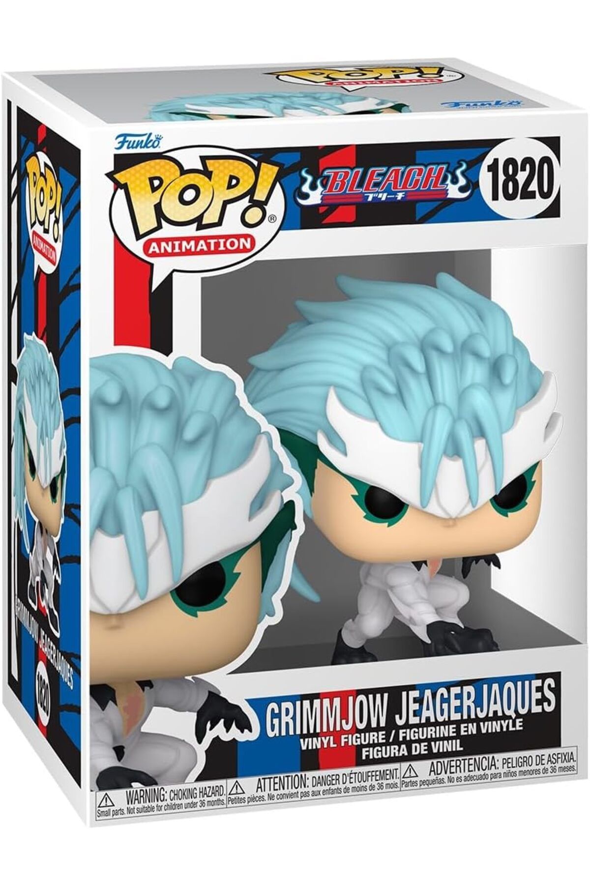 Funko Pop! Bleach, Grimmjow Jaegerjaquez Chase Karanlıkta Parlayan 9,5 cm Vinil Koleksiyon Oyuncağı