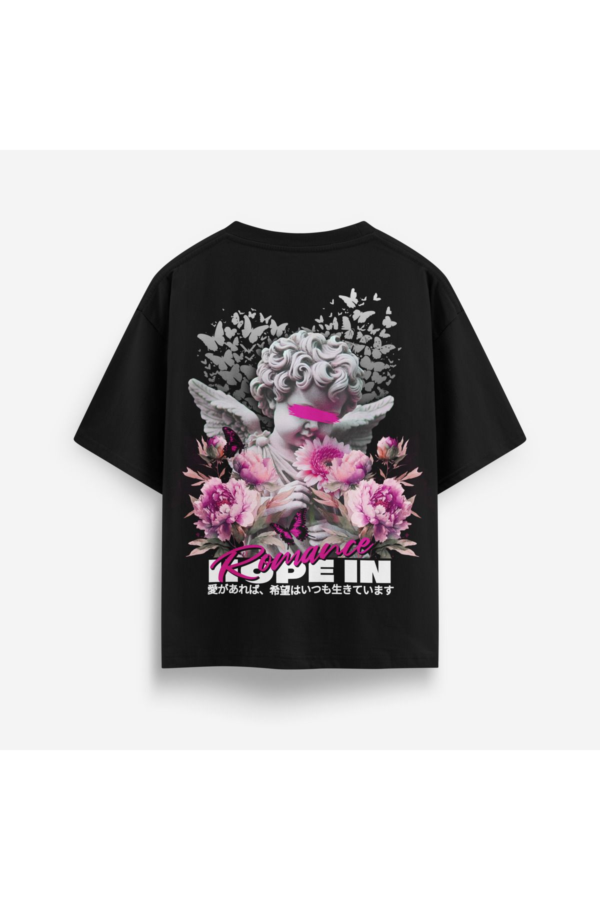 Street301 Unisex Romance Baskılı Oversize T-Shirt