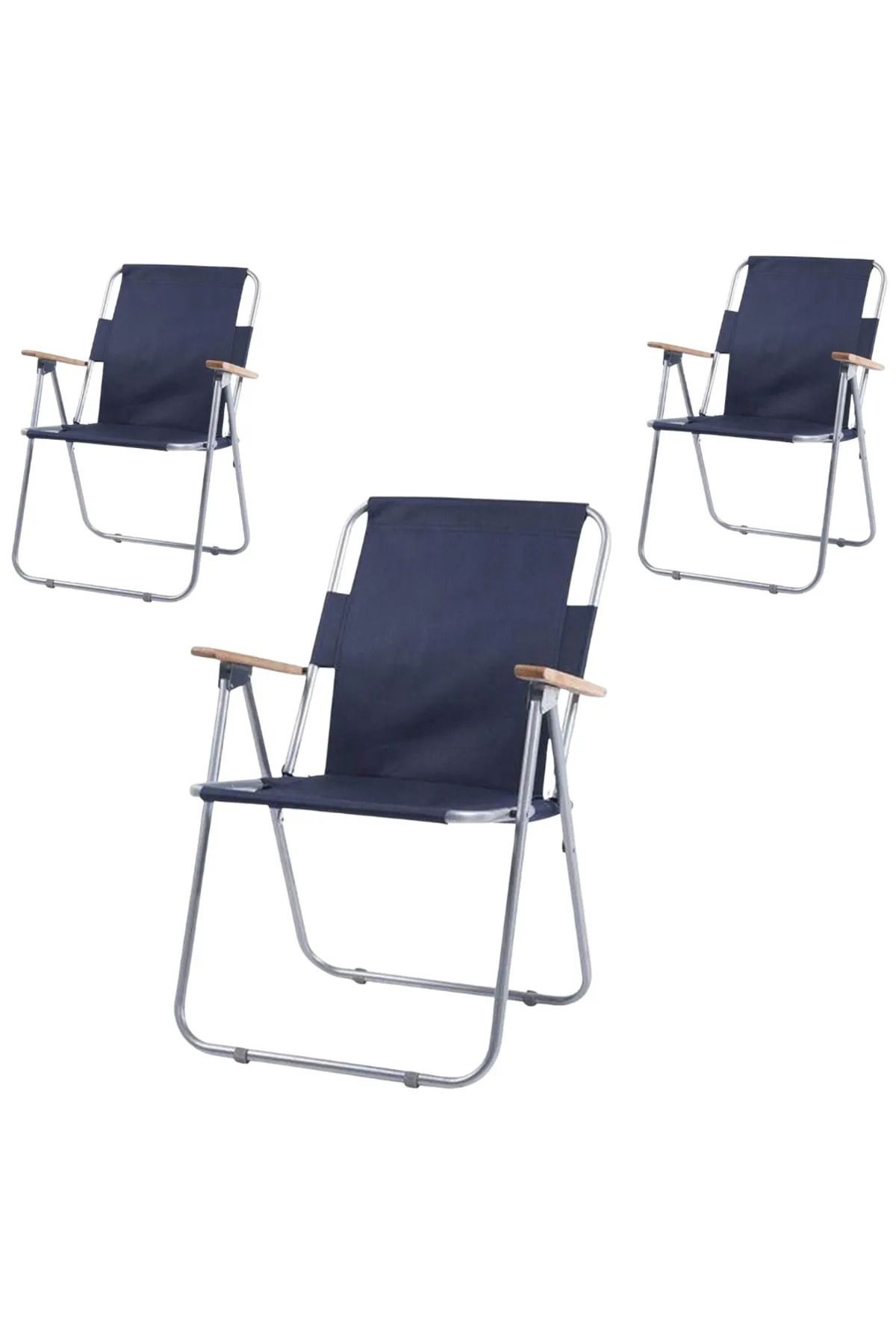 Lider MAGNESİA Kamp Sandalyesi 3'lü Set