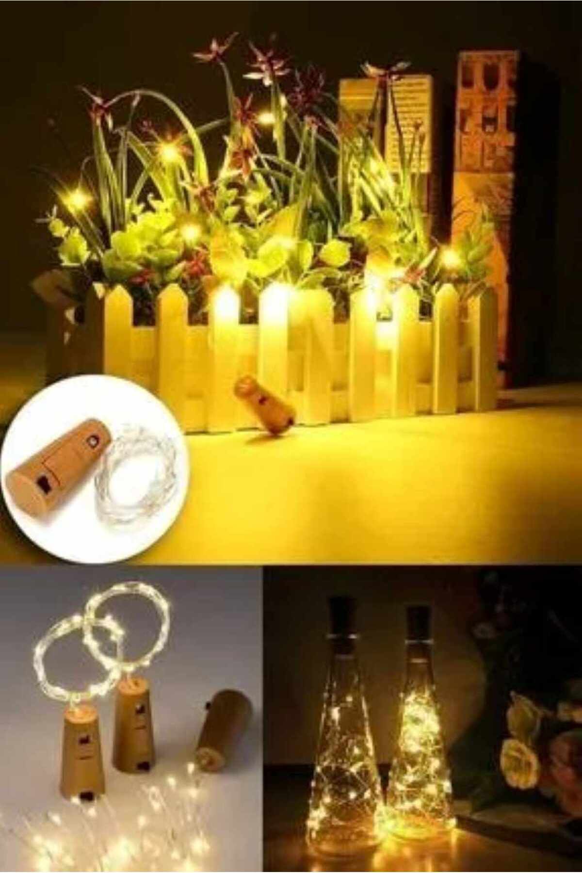 RAHİSON Mantar Tıpa Led 2 Metre Dekoratif Led Işık