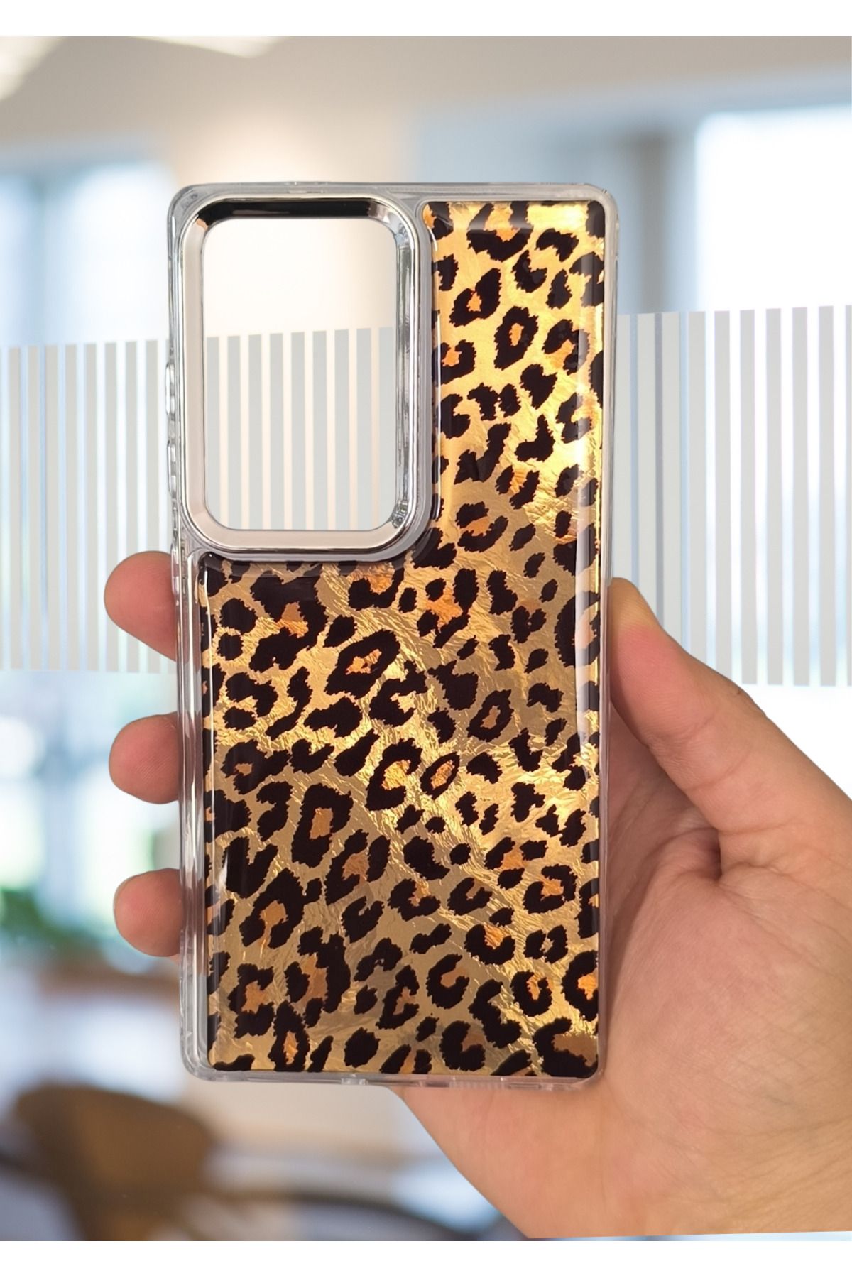 BCASE Samsung S25 Ultra Leopar Desenli Kılıf