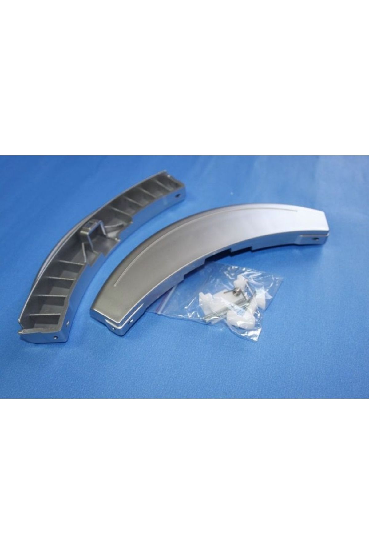 FullYedek Bosch Uyumlu GRİ Wfo2421Tr Mandal , Çamaşır Makinesi Kapak Mandalı