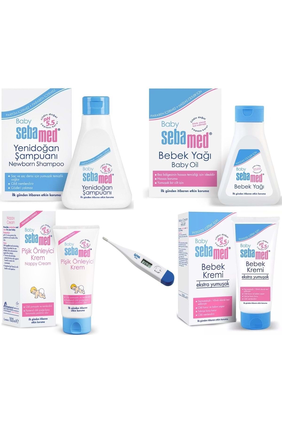 Sebamed Bebek Bakım Seti (5 Li Set) Paket