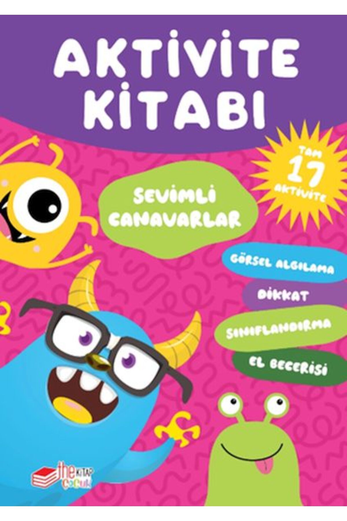 The Çocuk Loli Papi Serisi Aktivite Kitabı Sevimli Canavarlar