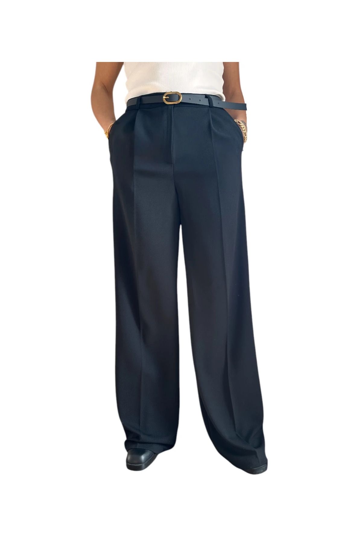 saze butik KEMERLİ PANTOLON