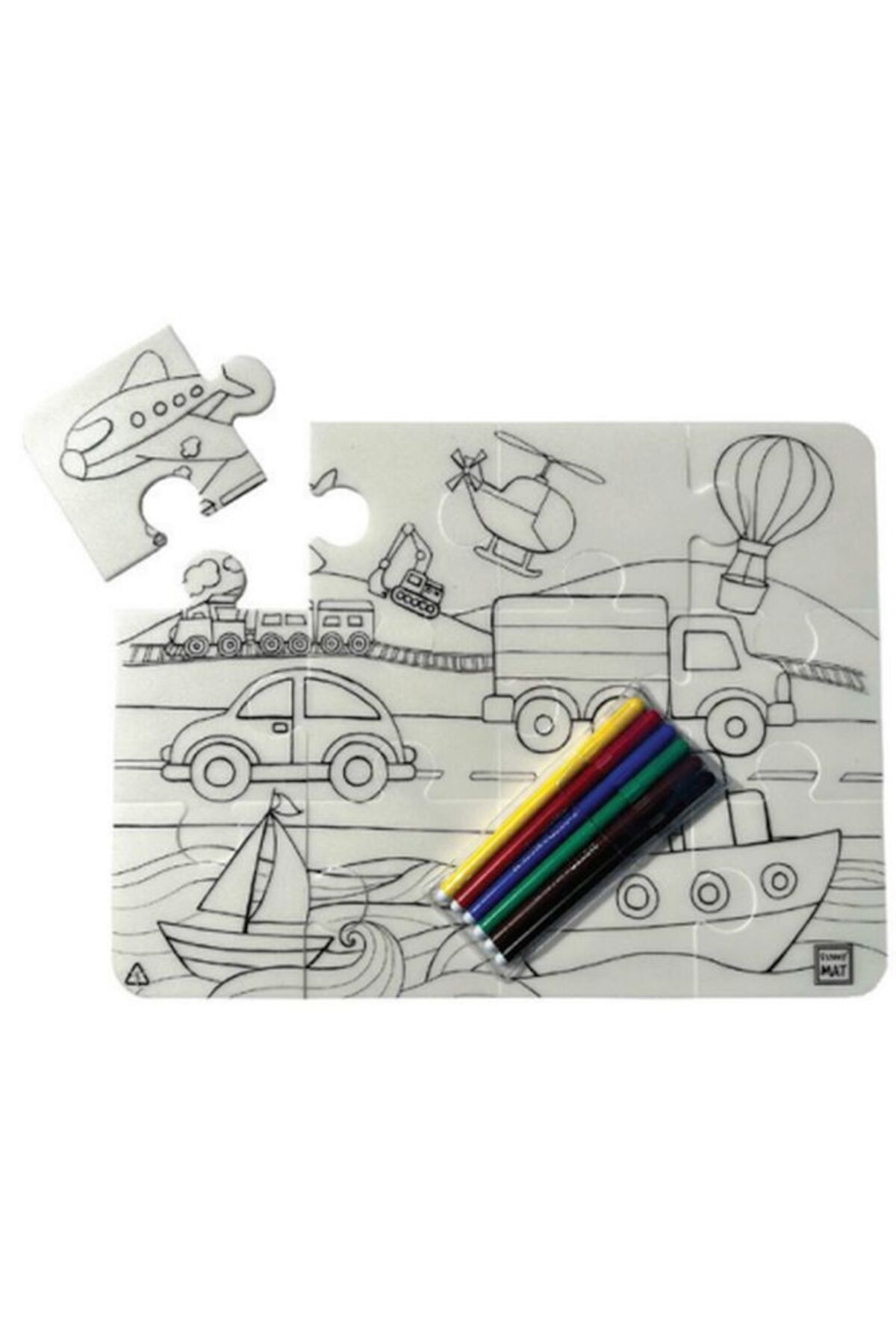 Destek Yayınları Funny Mat Taşıtlar 30 X 40 Cm