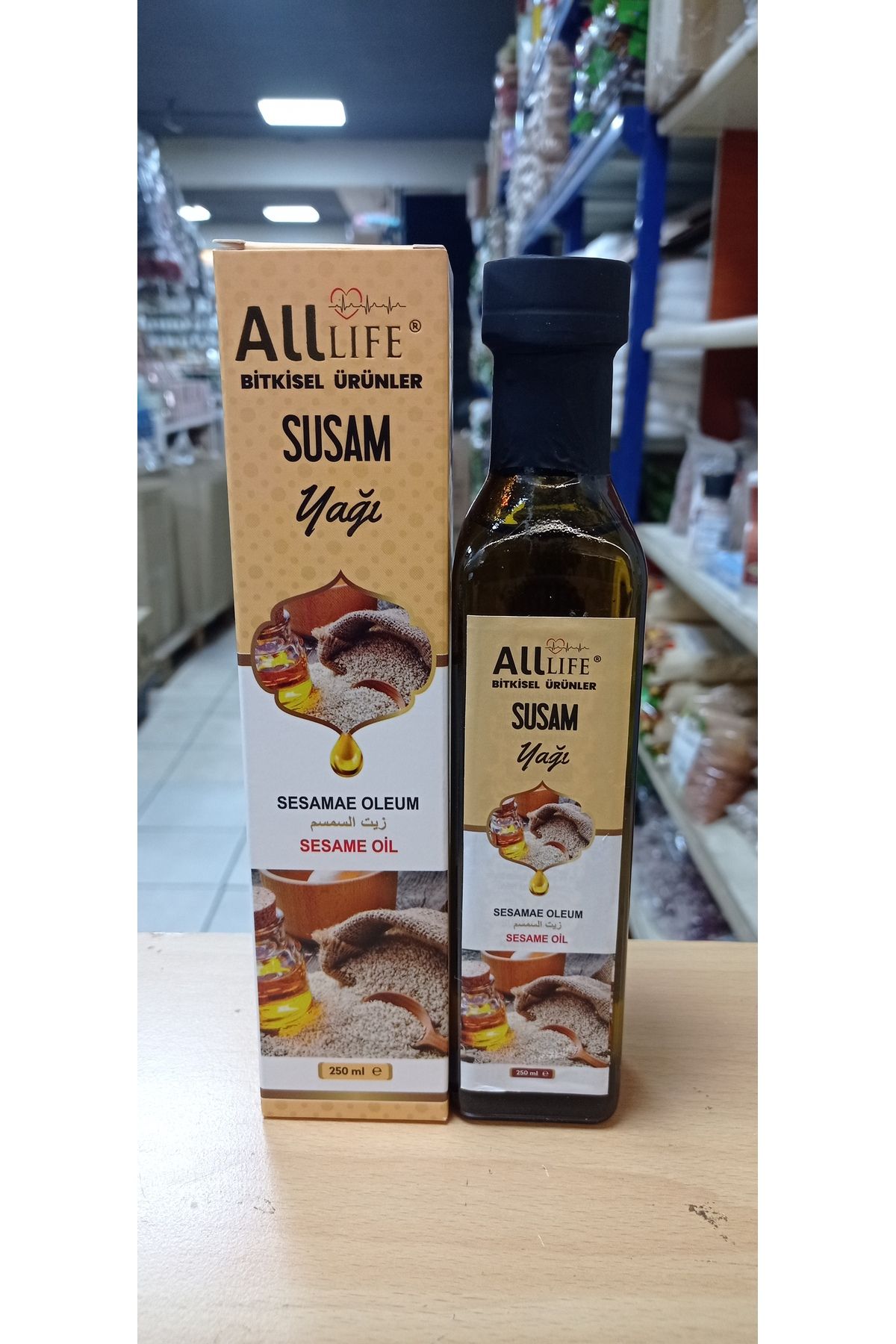 alllife Susam Yağı Saf ve Katkısız 250 ml