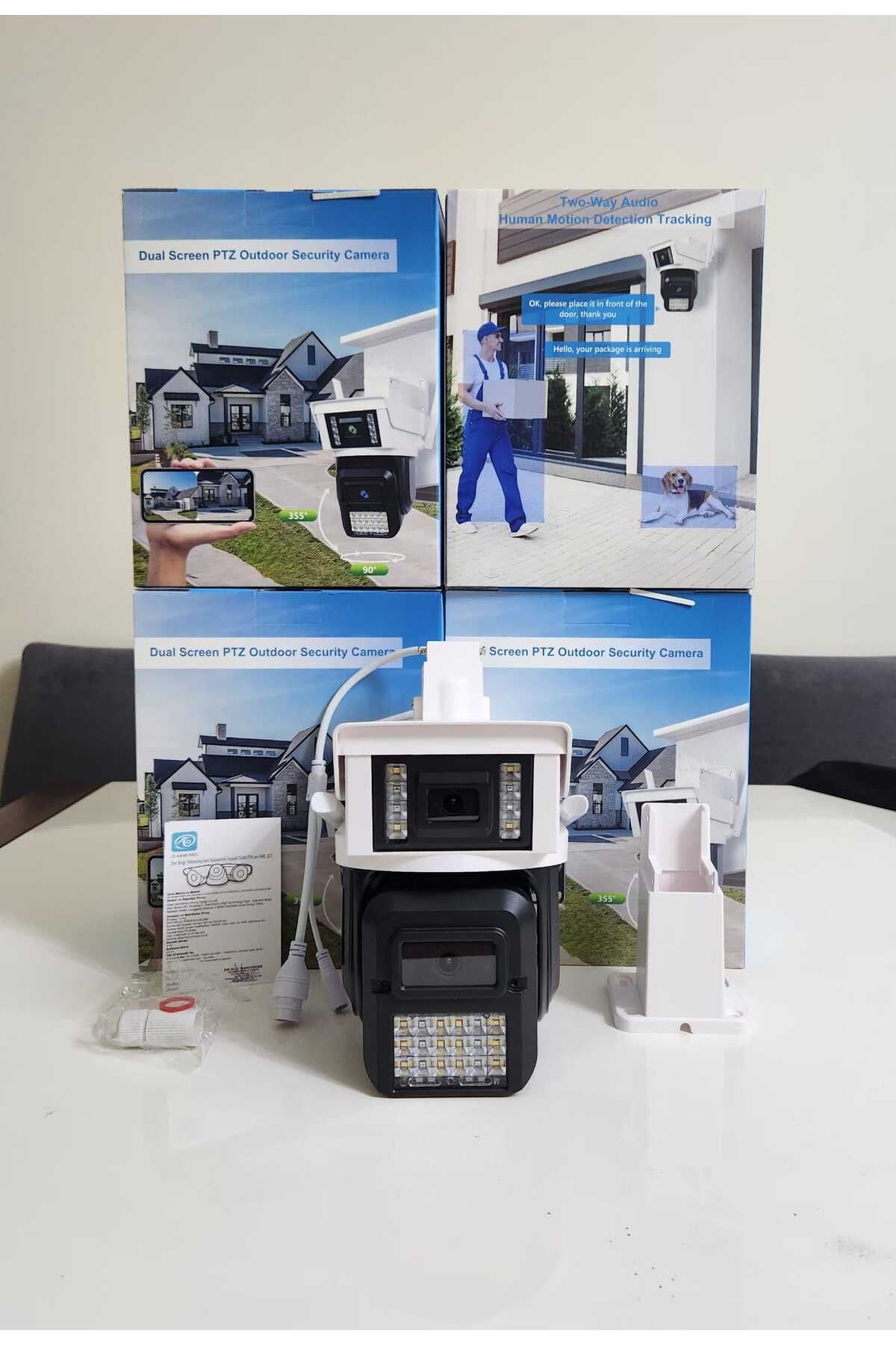 O-KAM Okam Wıfı-3040 6mp 2 Kameralı Polis Çakarlı Yeni Kamera Adaptör Hediyemizdir