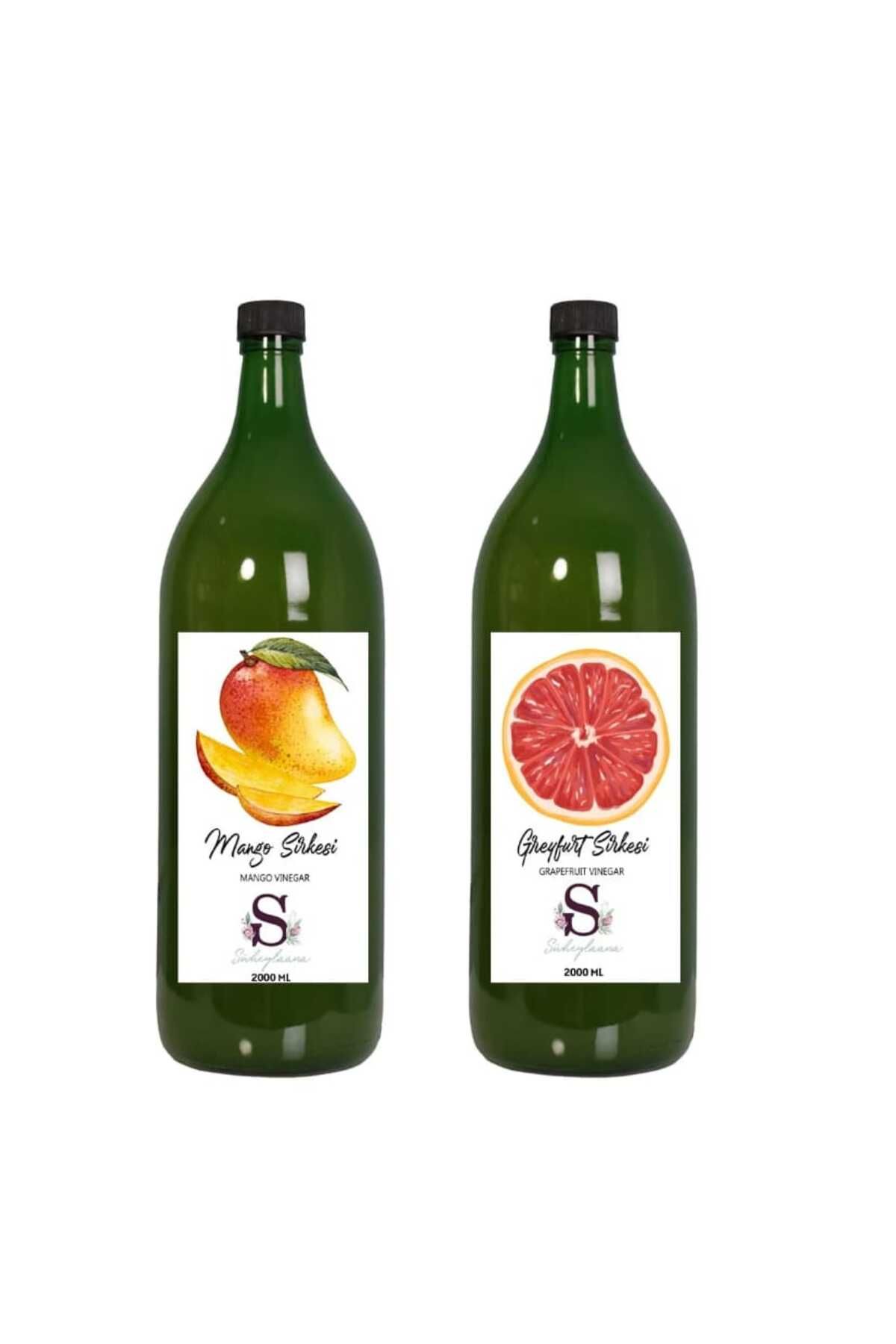 Süheylaana Doğal Mango Sirkesi 2000 Ml - Doğal Greyfurt Sirkesi 2000 Ml