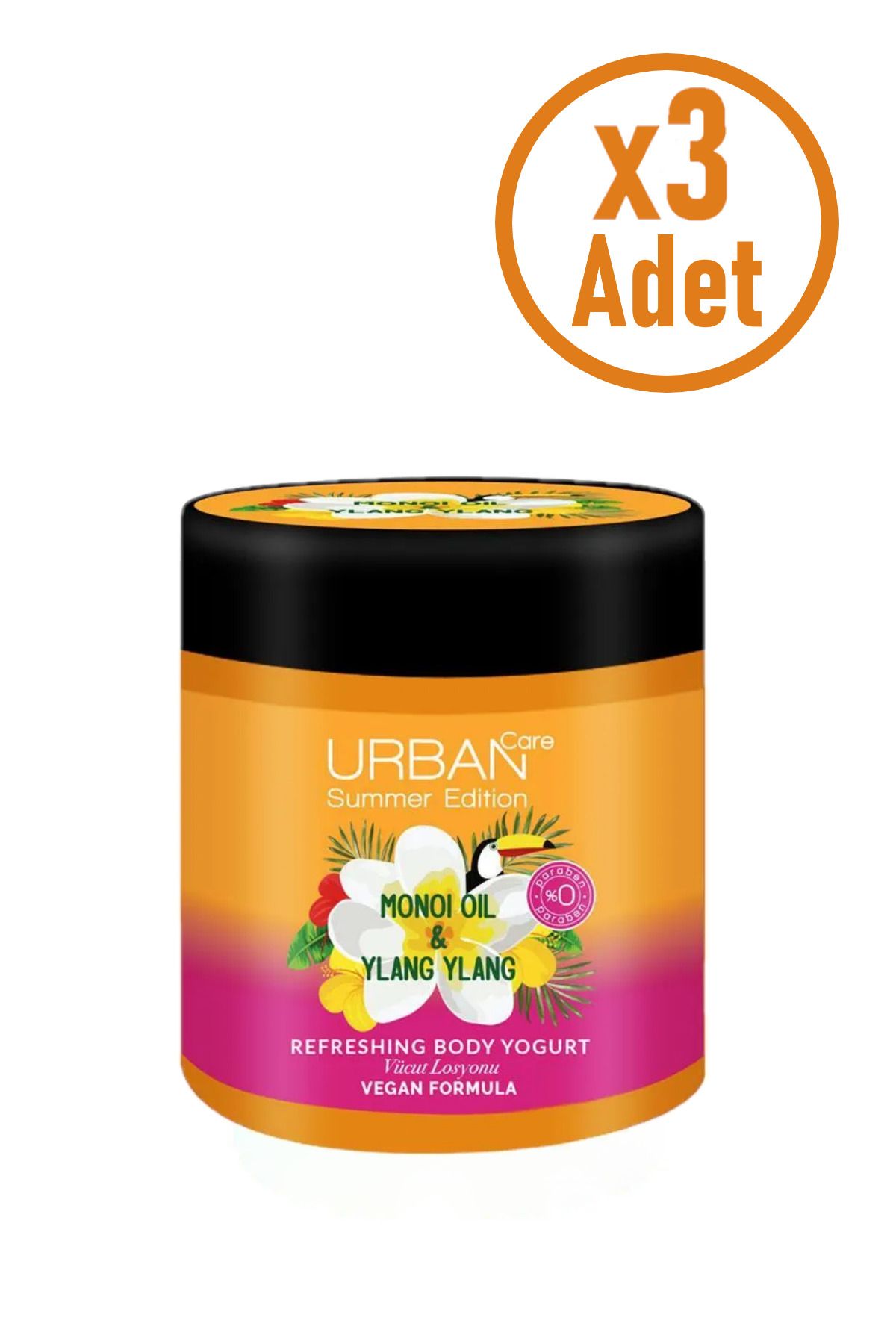 Urban Care Monoi Oil & Ylang Ylang Vücut Losyonu Yoğurt 200 ml x3 Adet