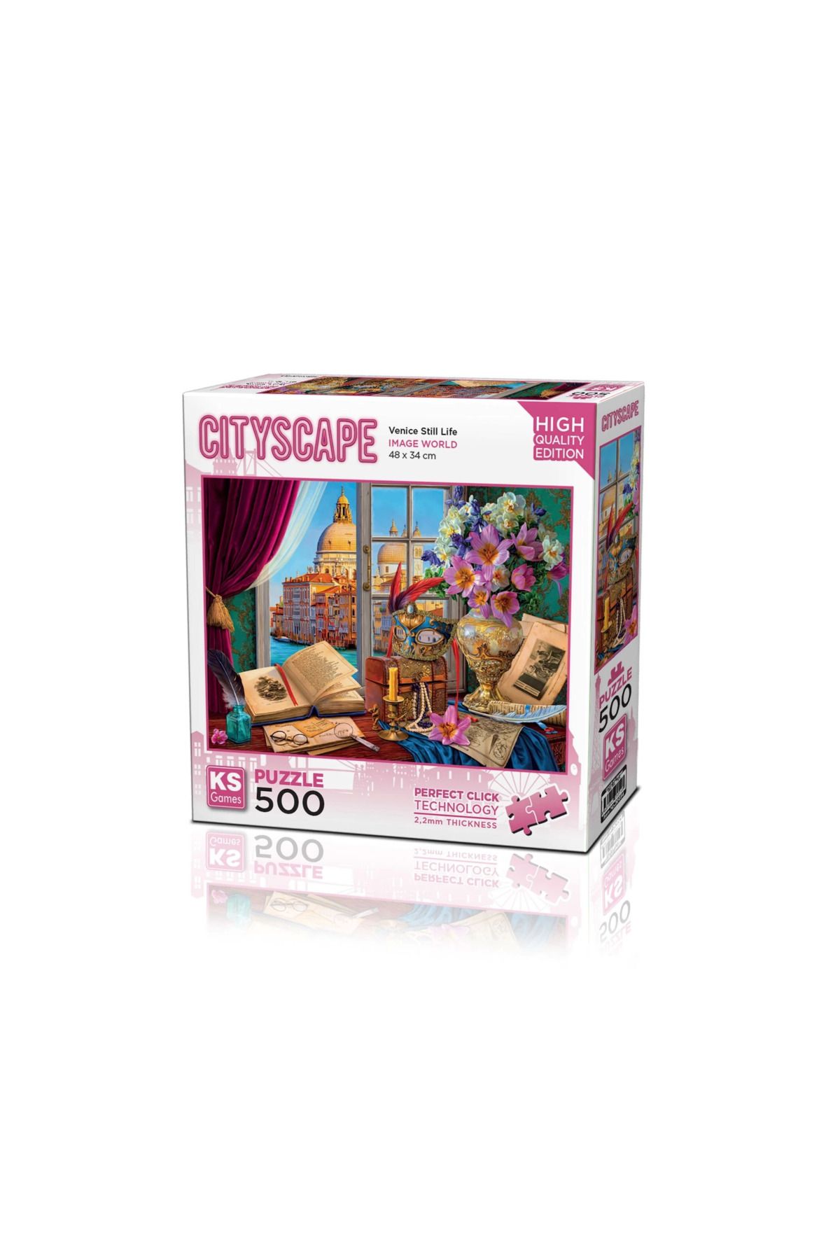 ÇAVDAR KS Puzzle 500 Cityscape Parça Venice Still Life