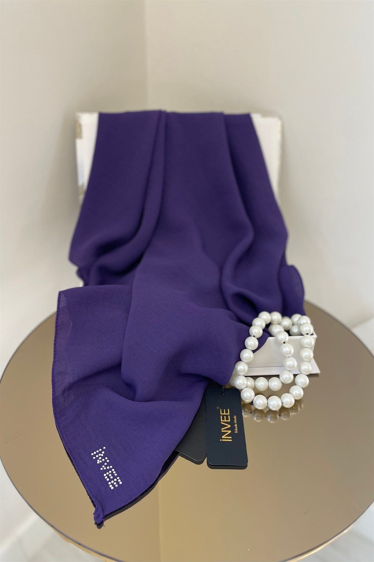 Perla Scarf & More İnvee Caz Şal Ametist