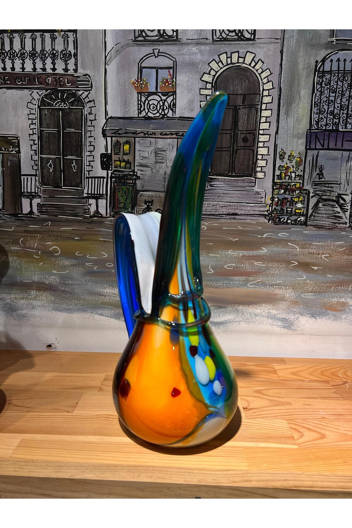 MeMy Design Murano Özel Tasarım El Yapımı Cam Vazo