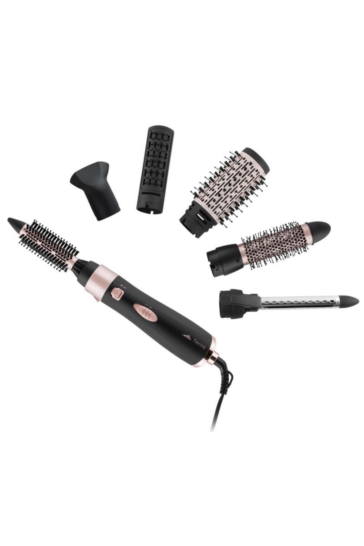 ETA Perie Ondulatoare Cu Aer Cald Si Ionizare Fenite 5321 90010, Black Edition, 1000 W, 6 Accesorii - One Size