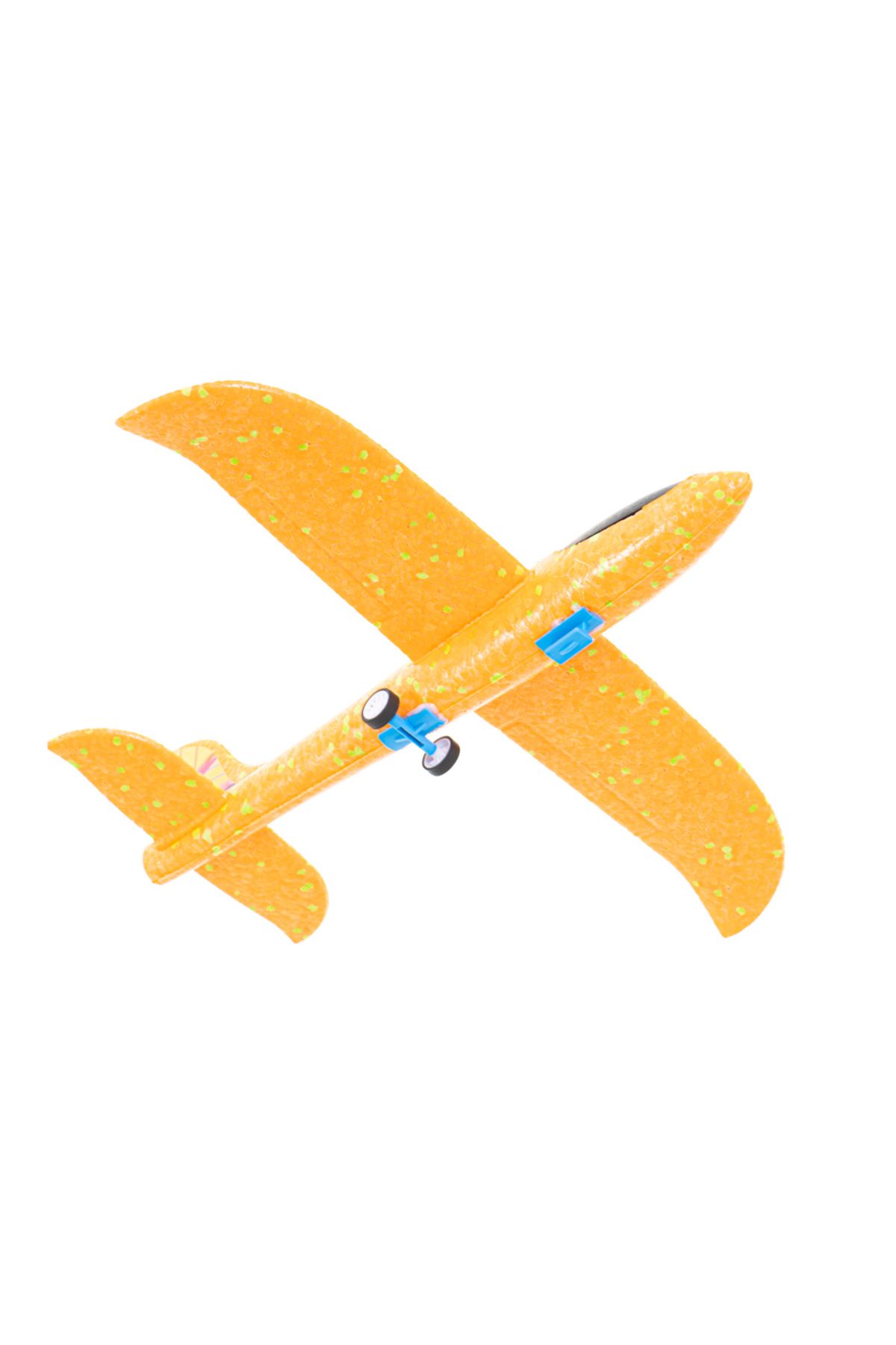 zola-Airplane with launcher, Zola, with stickers included, plastic/foam, red/orange color 7