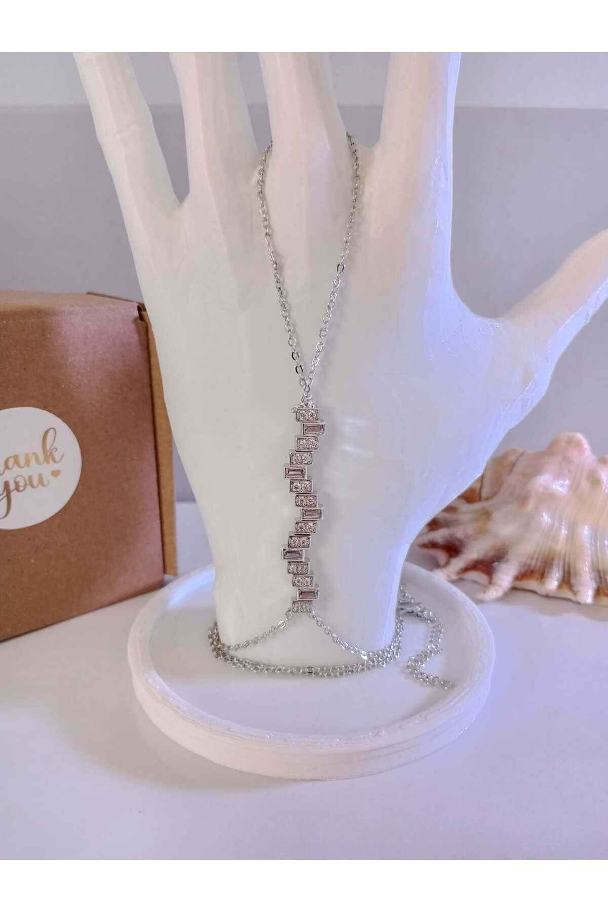 sessjewelry Silver zirkon taşlı şahmeran