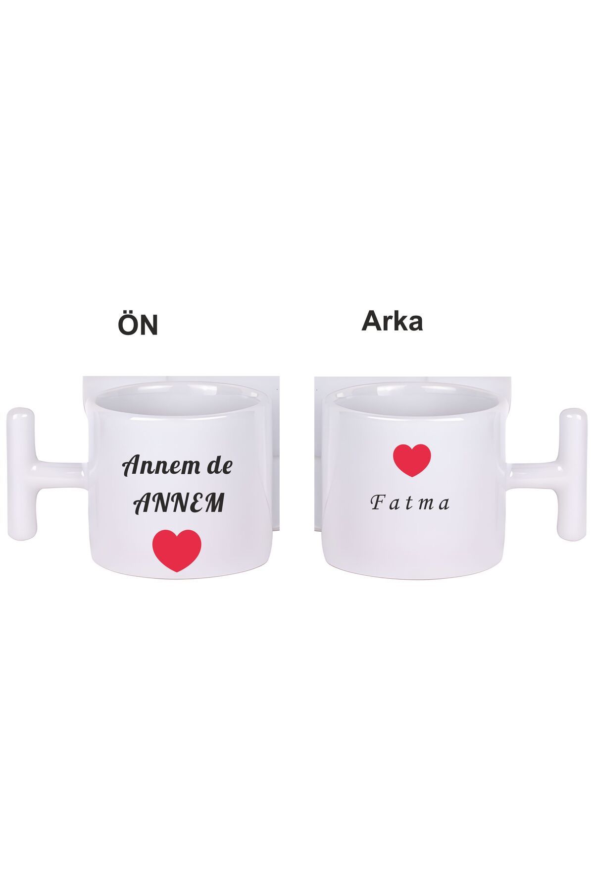 Kreax Annem de Annem T Kulplu Türk Kahve Fincanı