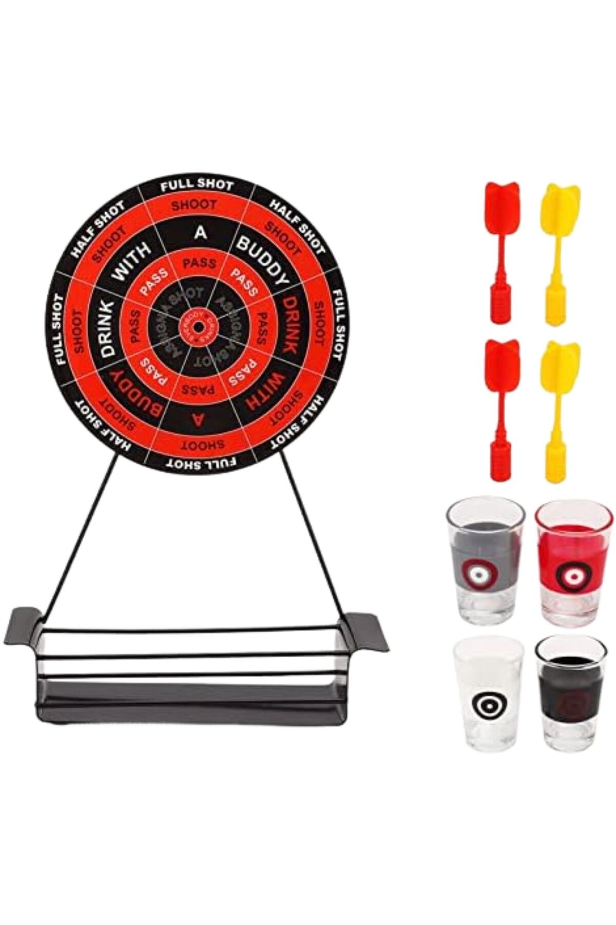 OEM Joc De Baut Darts 4 Sageti Si Pahare De Shot Incluse, Pentru Petreceri Si Timp Liber Unisex - 10