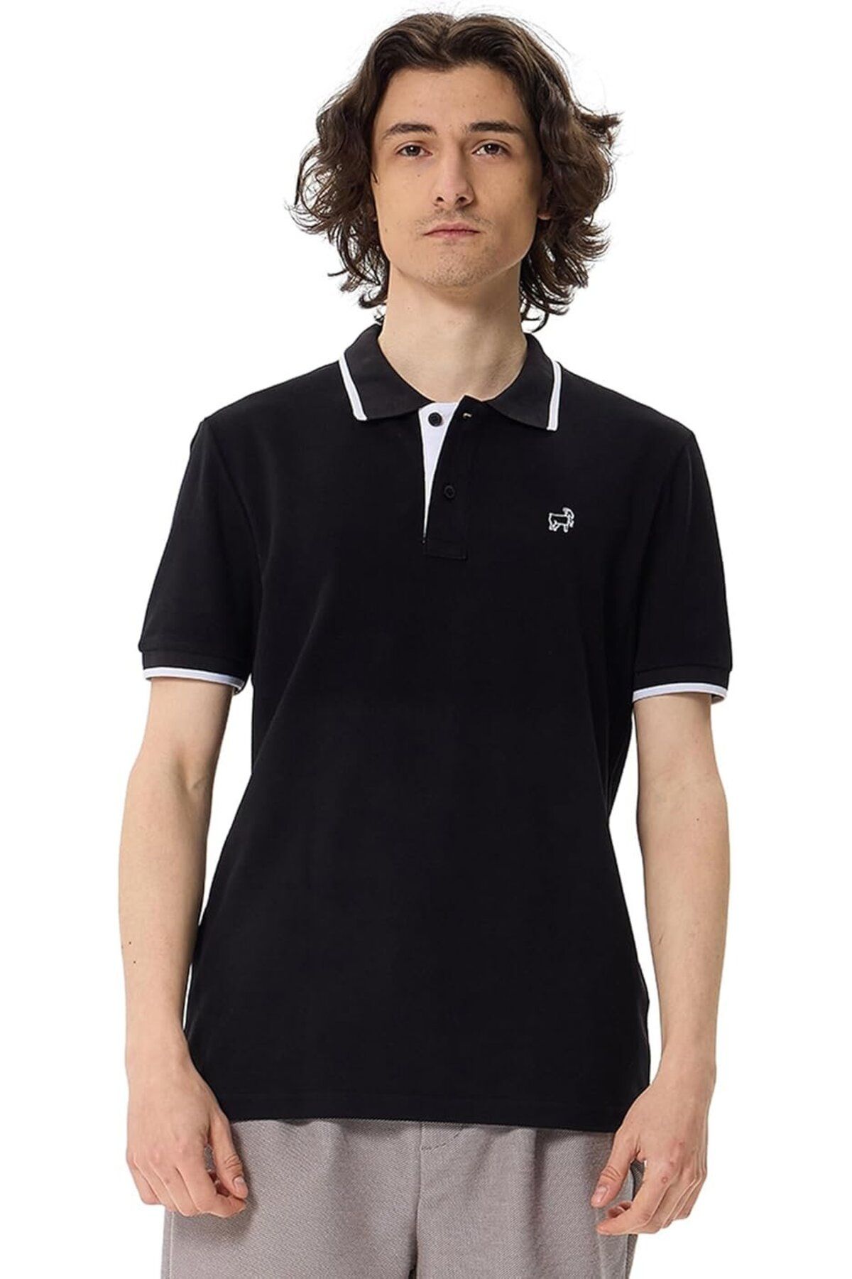 ANTHONY JACKSON Premium Erkek Polo Yaka Tişört Morelli