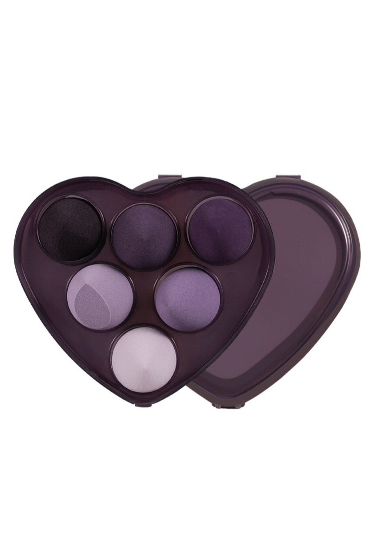 Flippy Σετ σφουγγαράκια μακιγιάζ, Flippy Premium, μωβ, συσκευασία 6 τεμαχίων