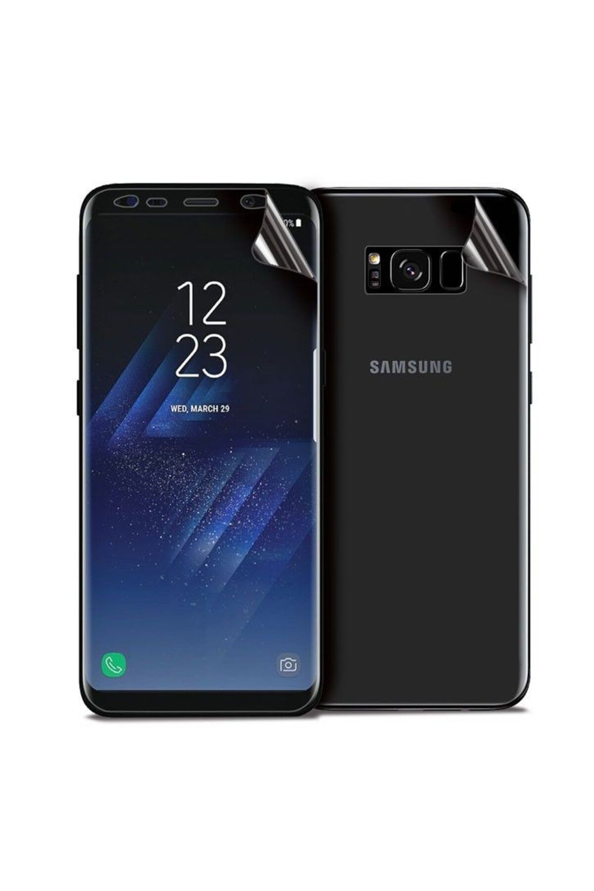OEM Folie Plastic Samsung Galaxy S8 Fata-spate Transparent Unisex - 10